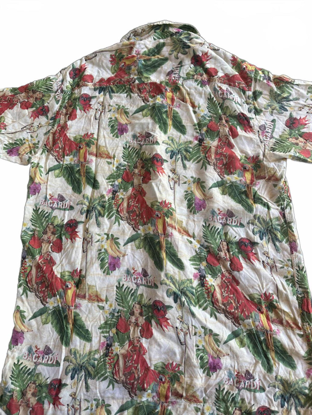 Bacardi Hawaiian Camp Shirt XXL
