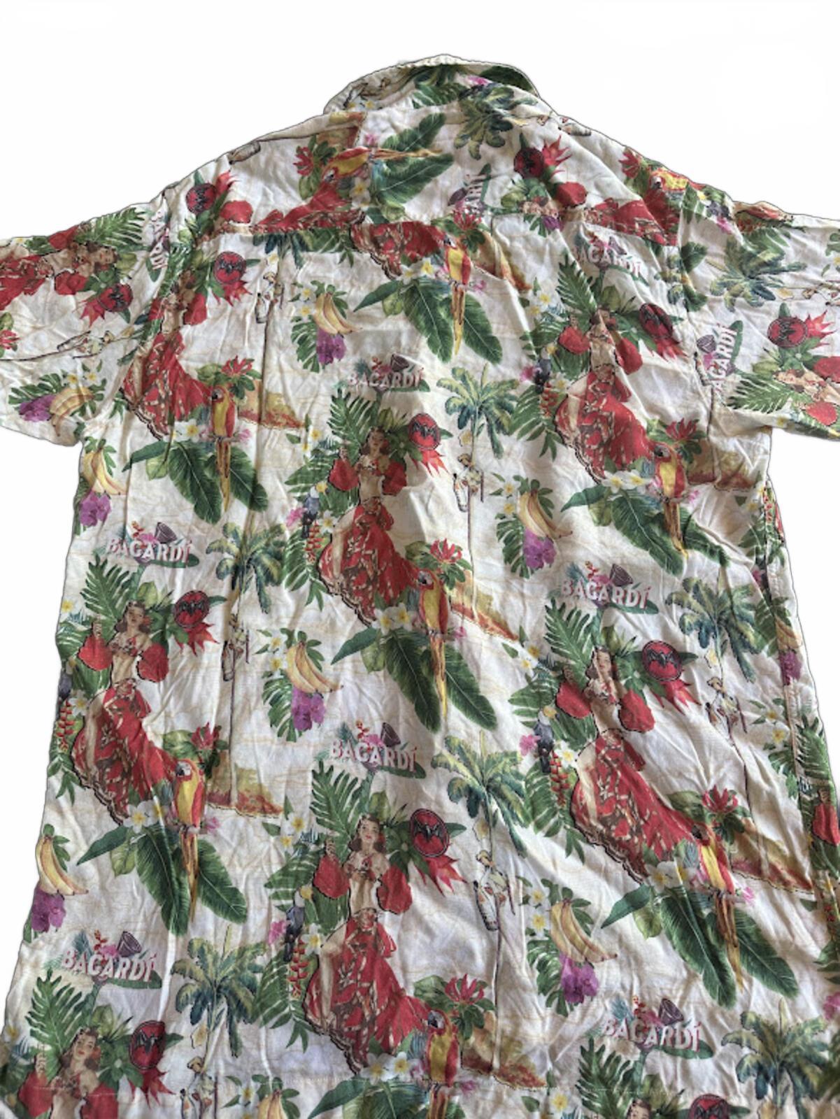 Bacardi Hawaiian Camp Shirt XXL