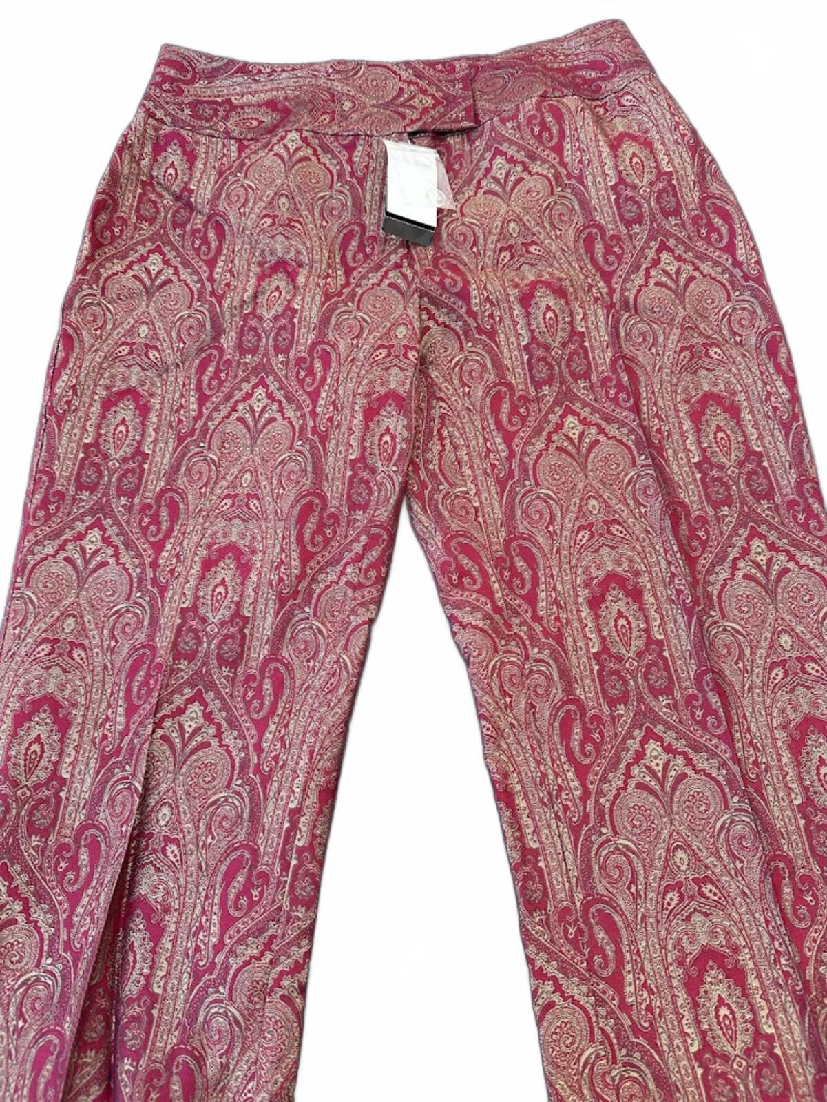INC Silk Paisley Dress Pants NWT