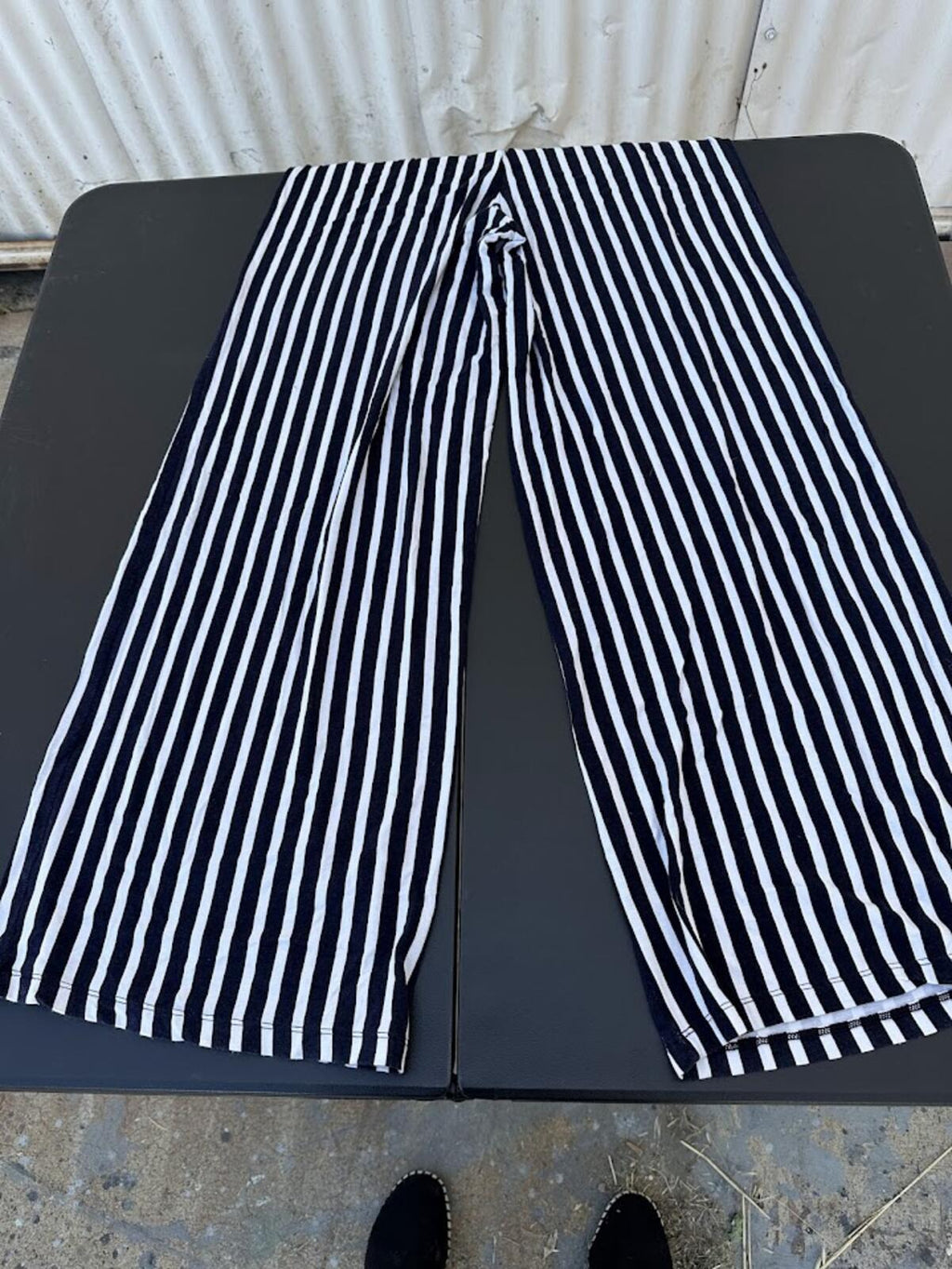 Lauren Ralph Lauren Stripe Wide Leg Pants