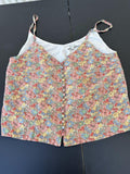 Madewell Floral Button Front Cami Size 8