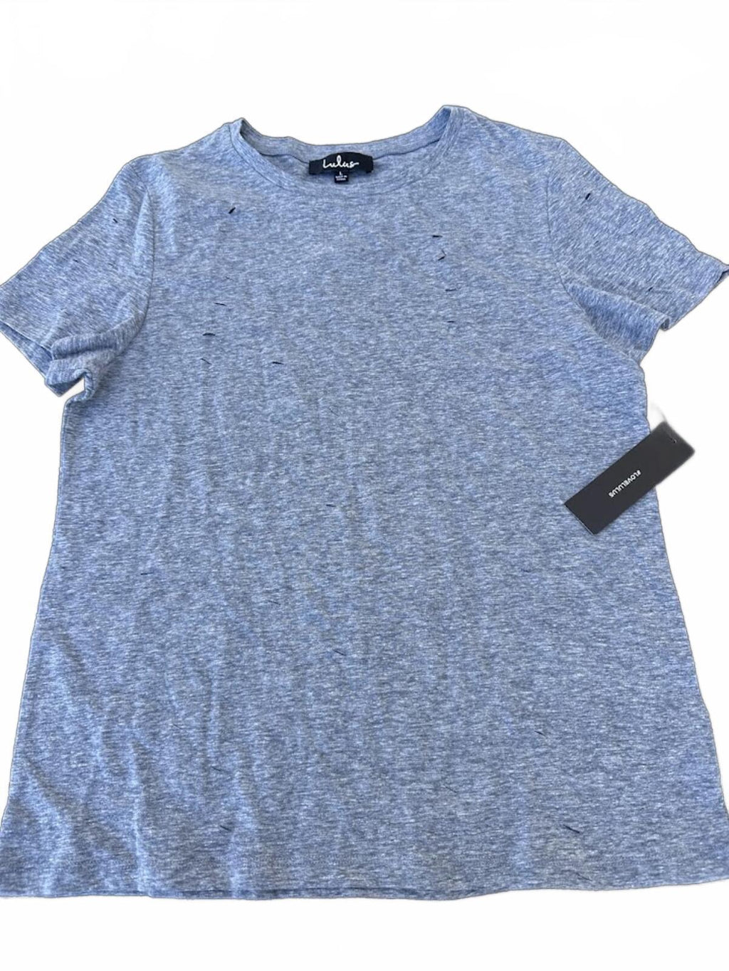 Lulus Distressed Gray Tee NWT