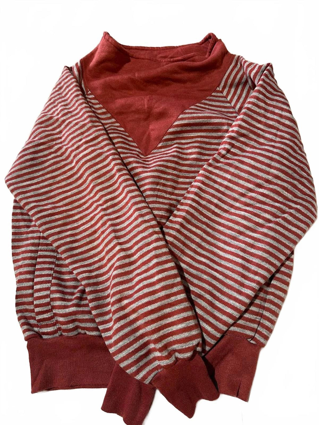 Sears JR Bazaar Striped V-Neck S