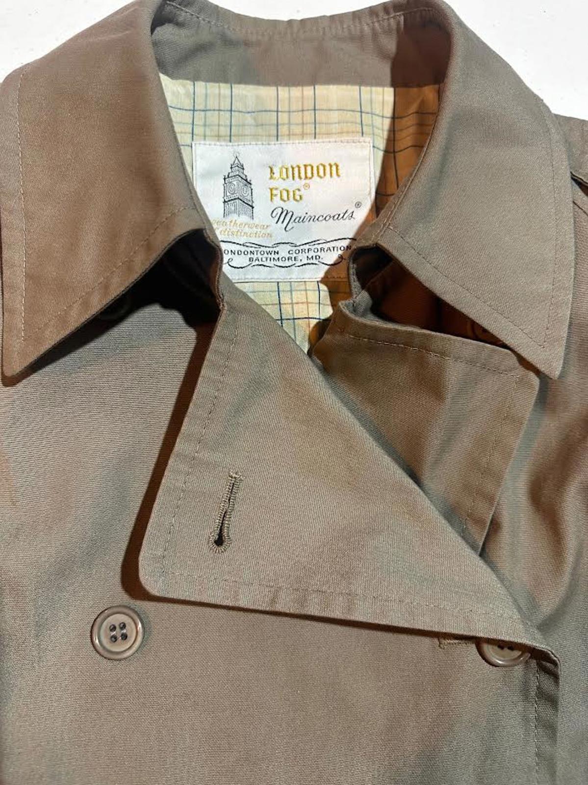 Vintage London Fog Maincoats Trench Coat Size 12