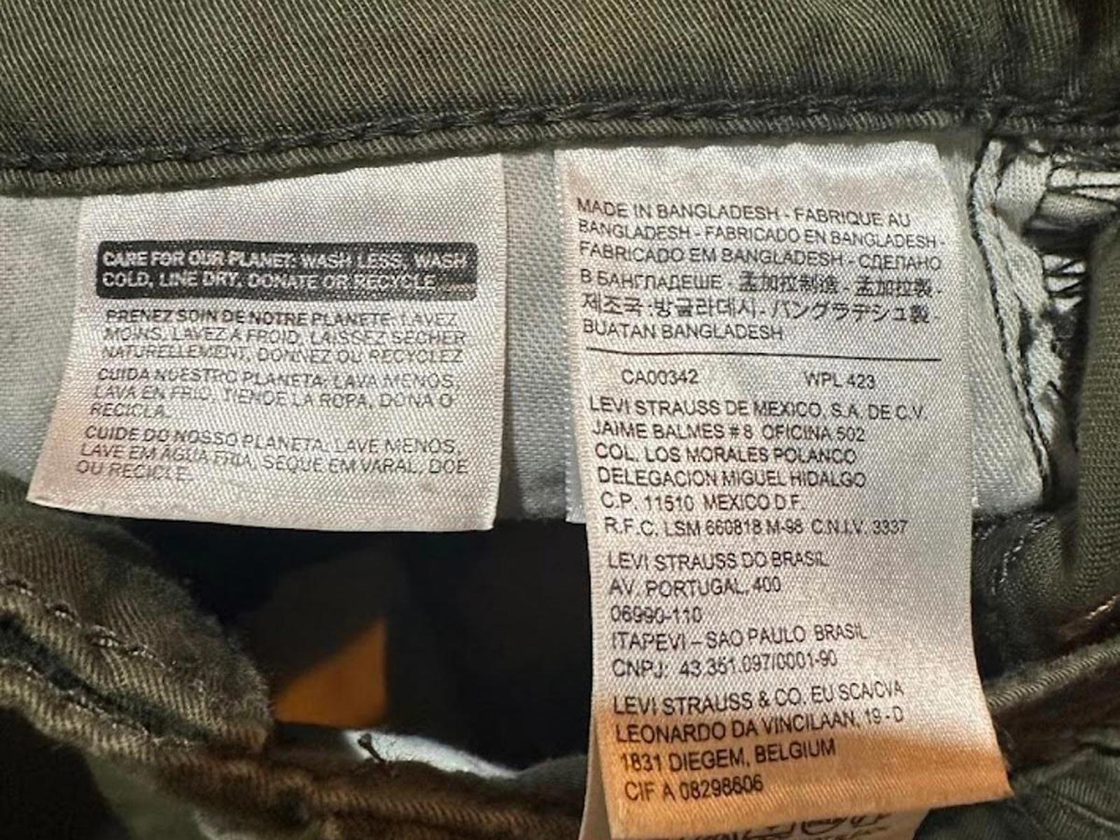 Levi’s 511 Slim Olive Green Jeans 30x30