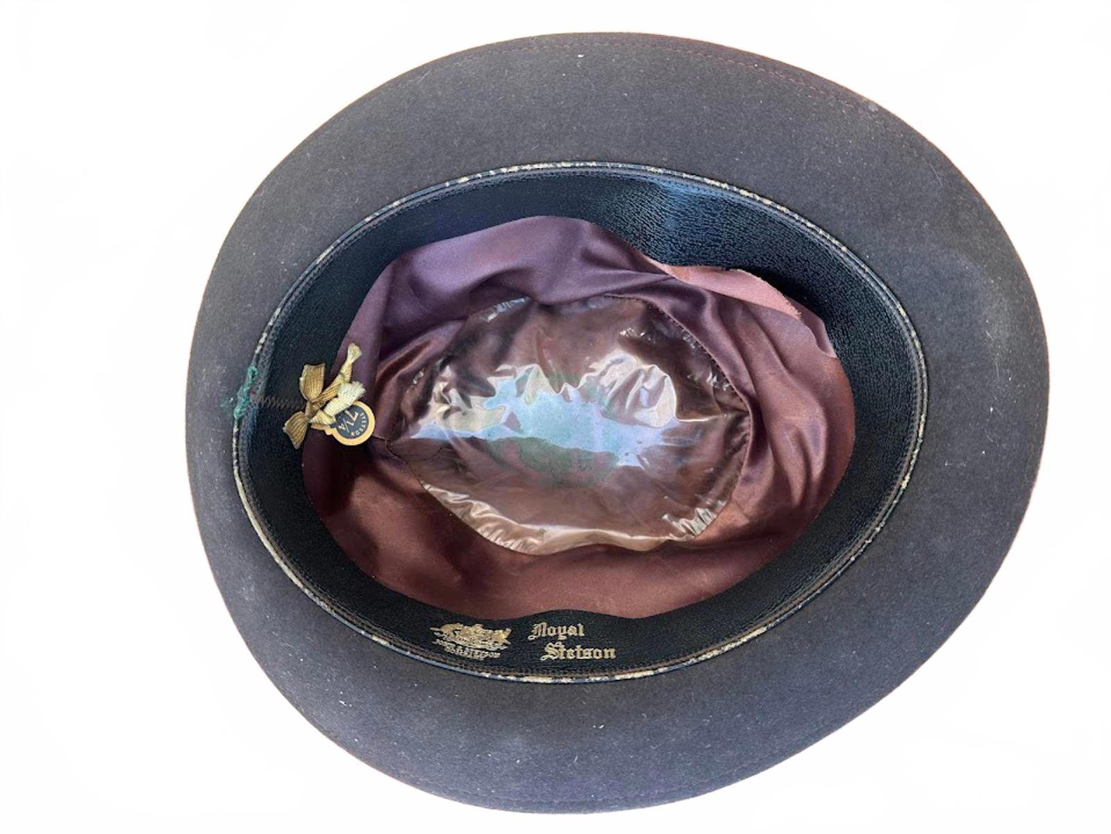 Stetson 714 Brown Fur Felt Fedora USA