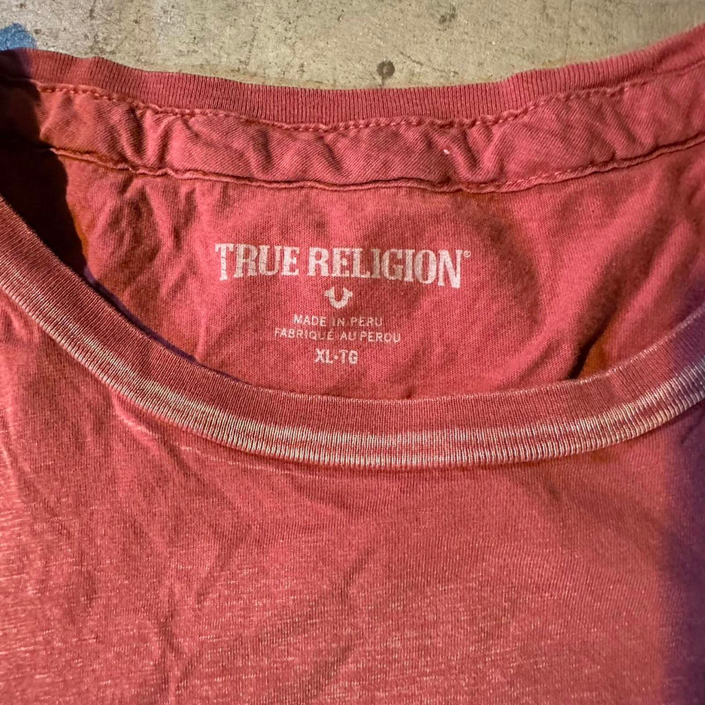 True Religion Red Crewneck Tee XL