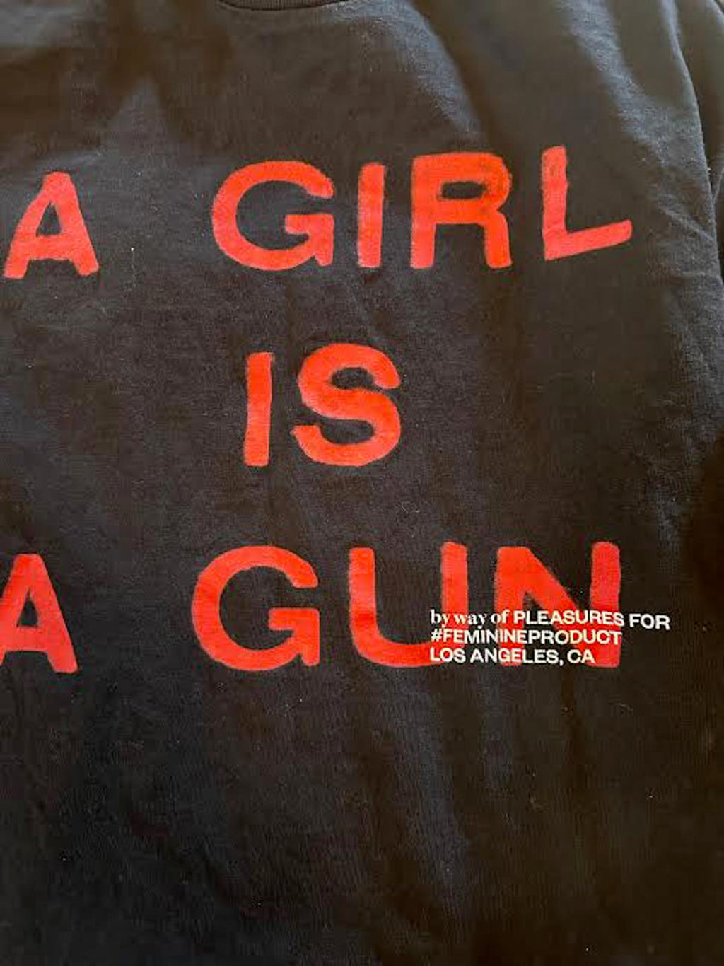 Pleasures “A Girl Is A Gun” Long Sleeve Tee M/L