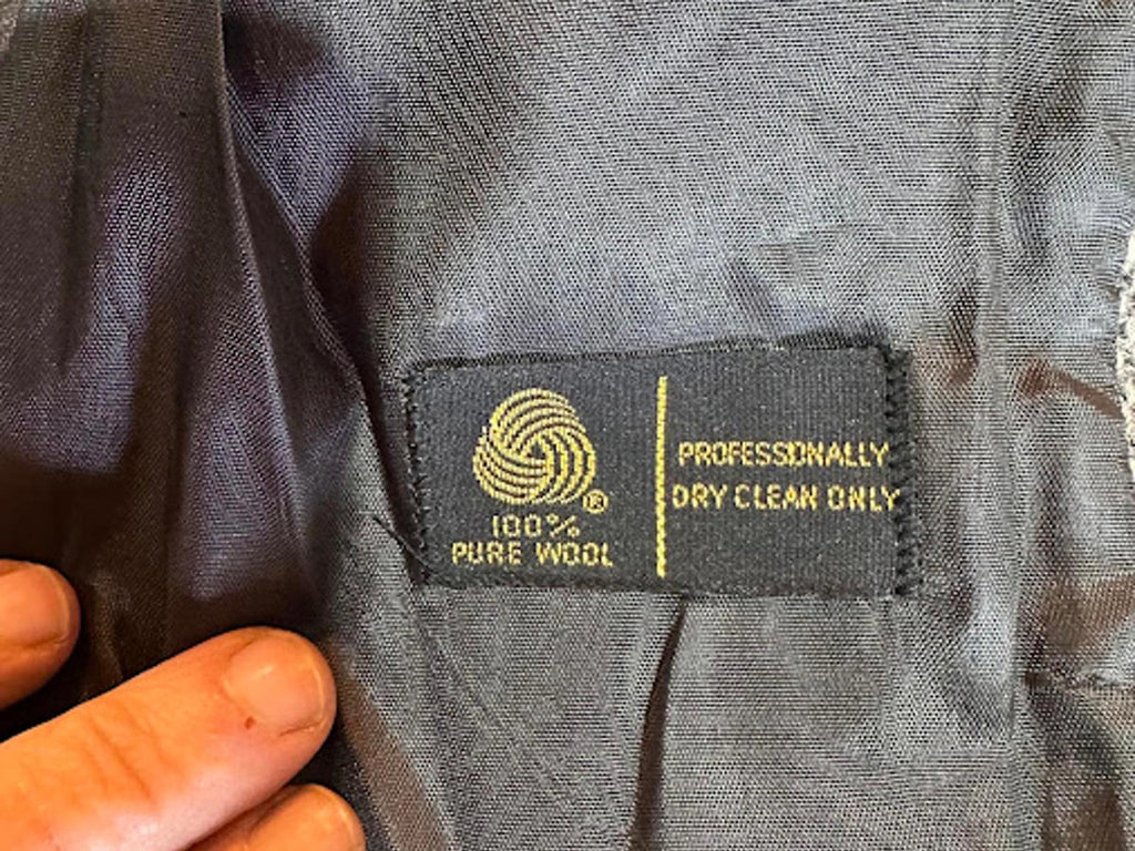 Vintage 90s Farah Wool Herringbone Blazer