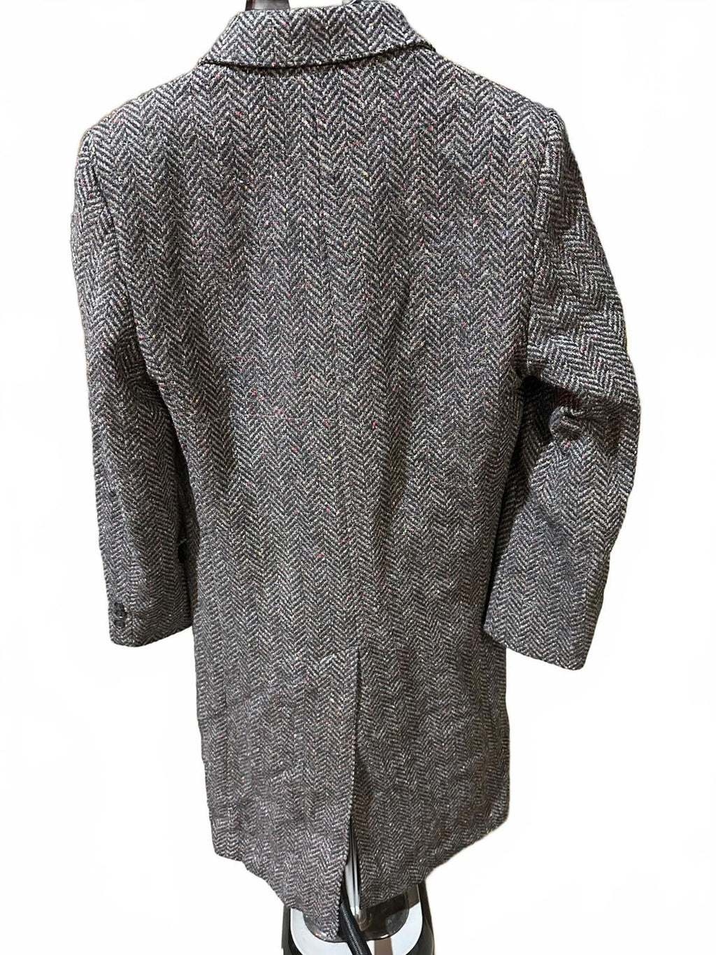 Botany 500 USA Wool Herringbone Overcoat 36R