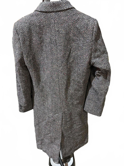 Botany 500 USA Wool Herringbone Overcoat 36R