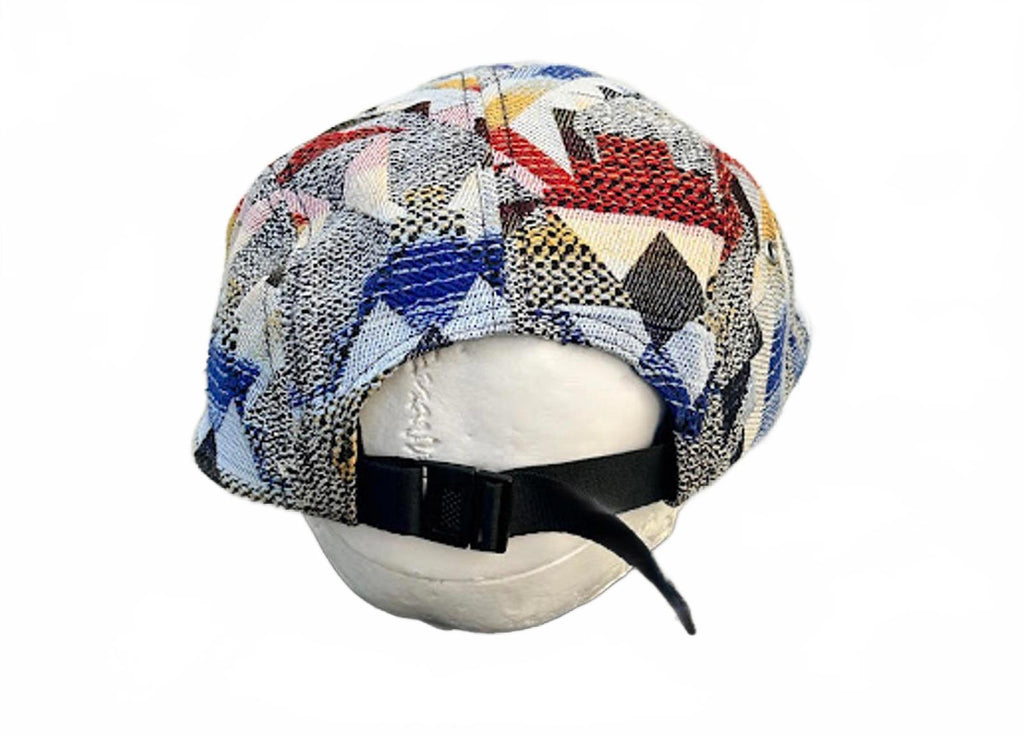 Geometric Tribal 5 Panel Camp Cap Strapback