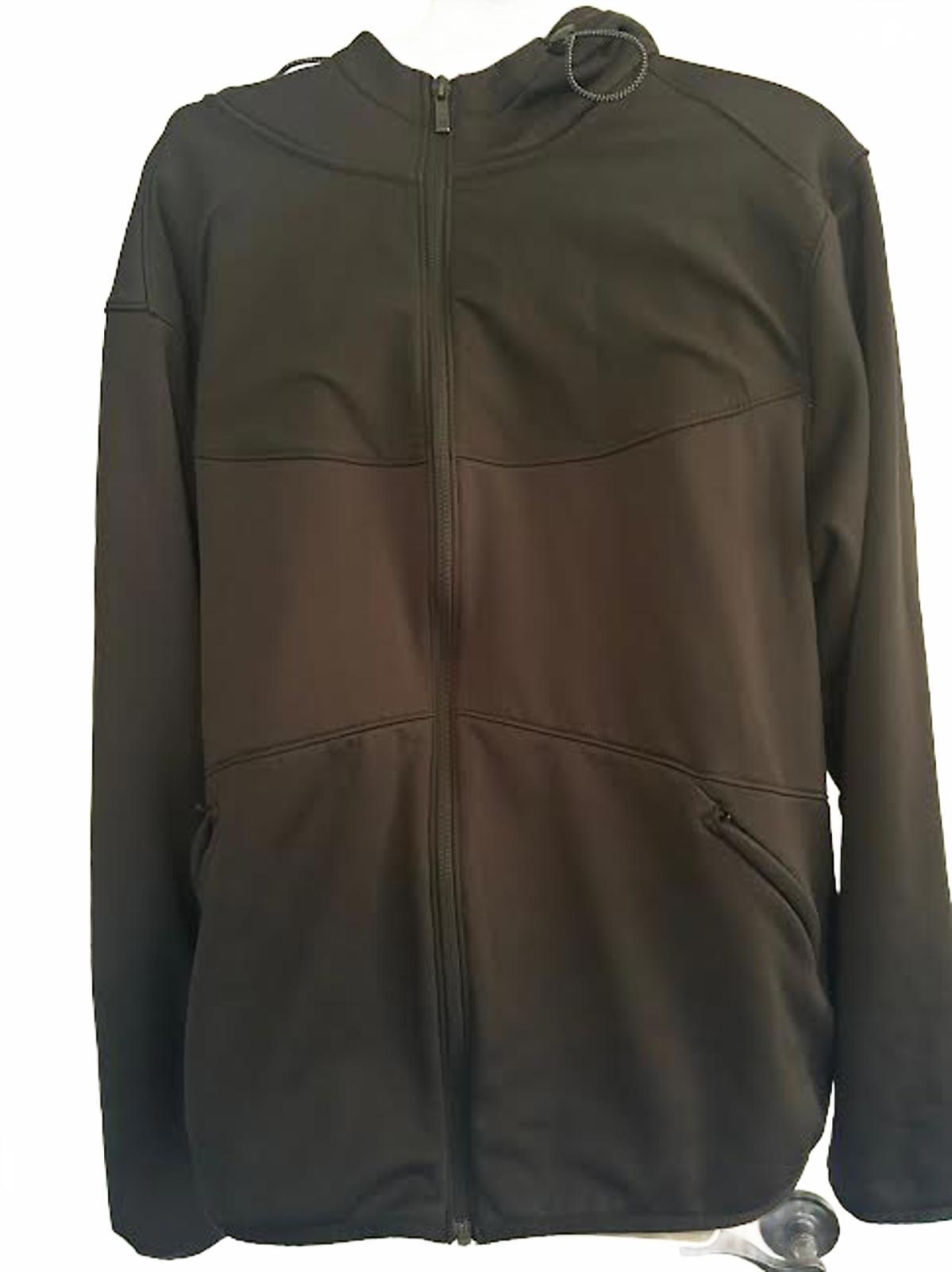 All in Motion Black Water-Resistant Hooded Jacket L