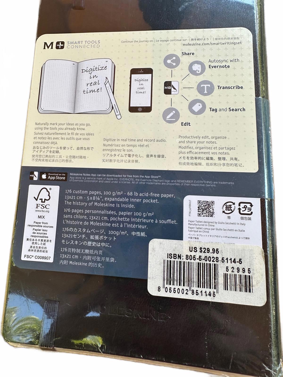 Moleskine+ Smart Dotted Paper Tablet – Compatible with Pen+ | Sealed | 5" x 8.25
