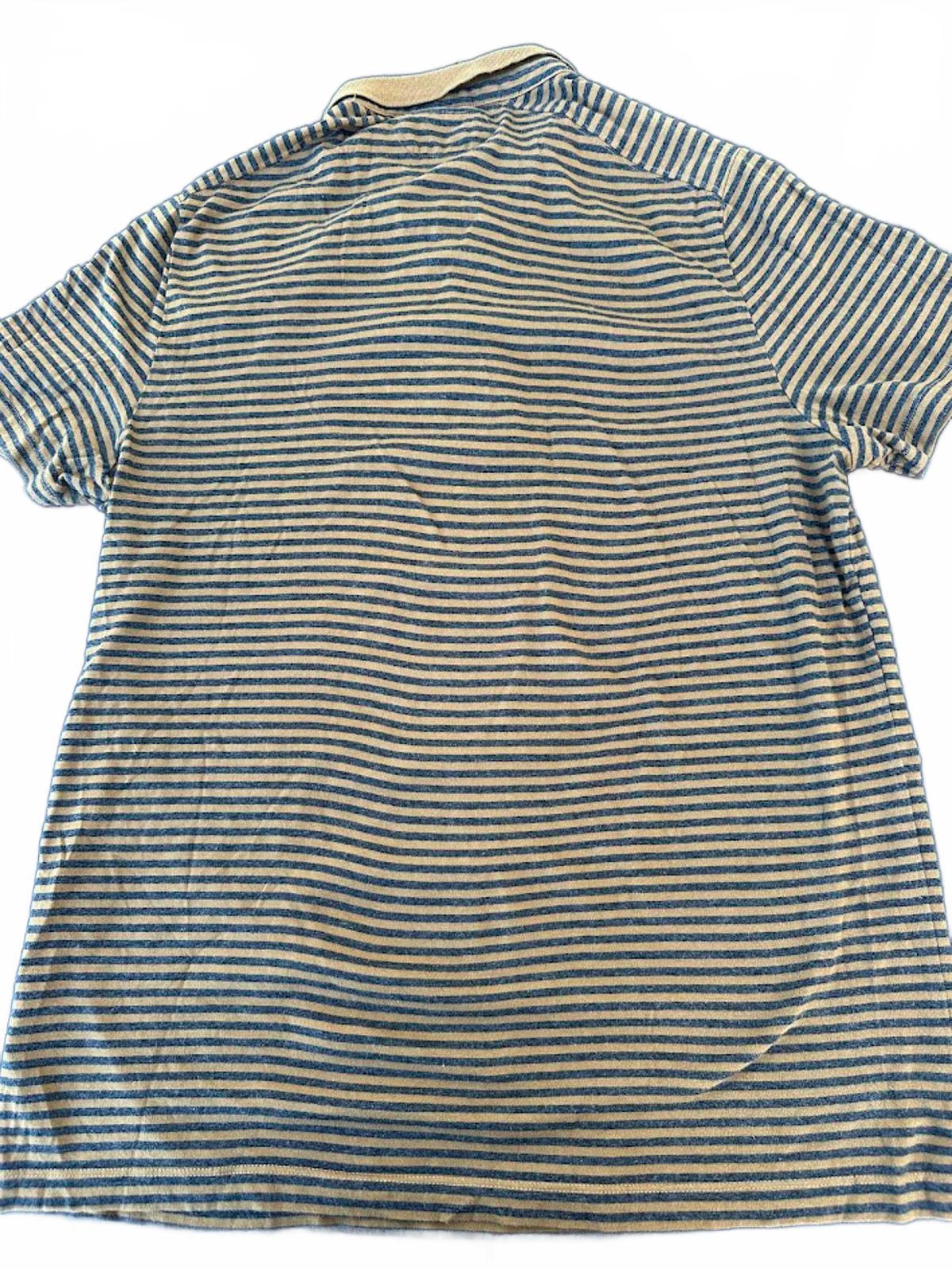 Charles Chevignon Stripe Polo Brown Navy L