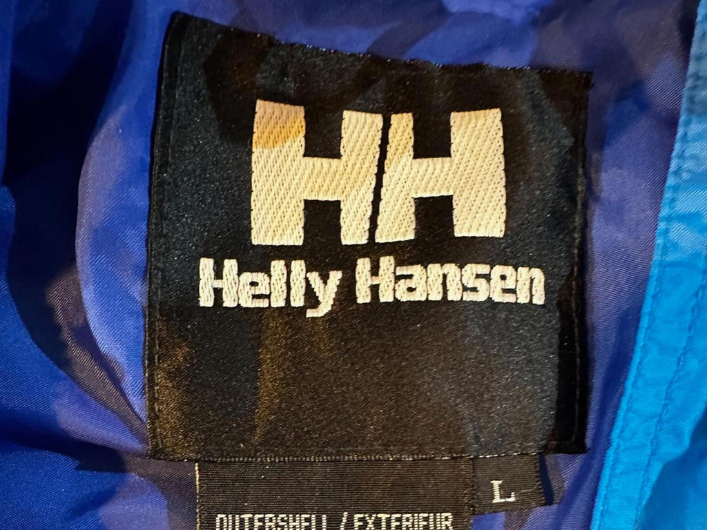 Vintage Helly Hansen Helly-Tech Blue Shell Jacket L