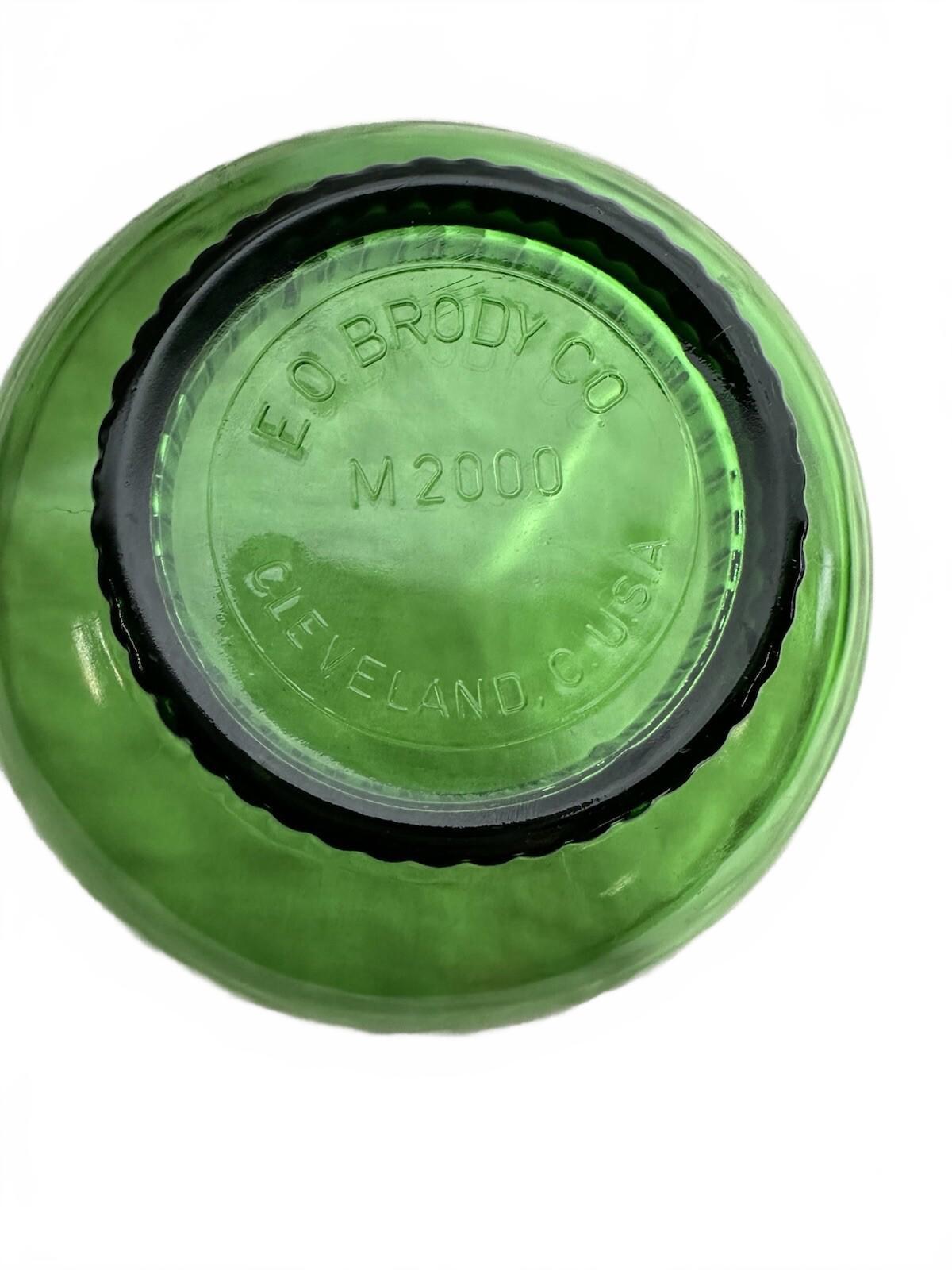 Vintage E.O. Brody Green Glass Bowl M2000
