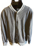 Lucky Brand Saturday Stretch Varsity Jacket Gray L