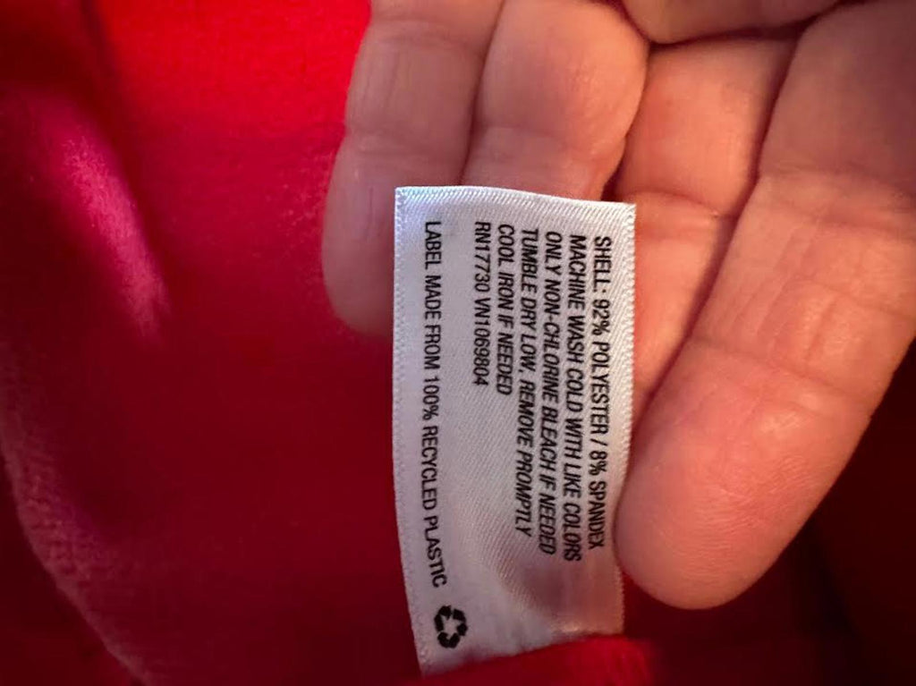 All in Motion Red/orange Active Full-Zip Hooded Jacket XL