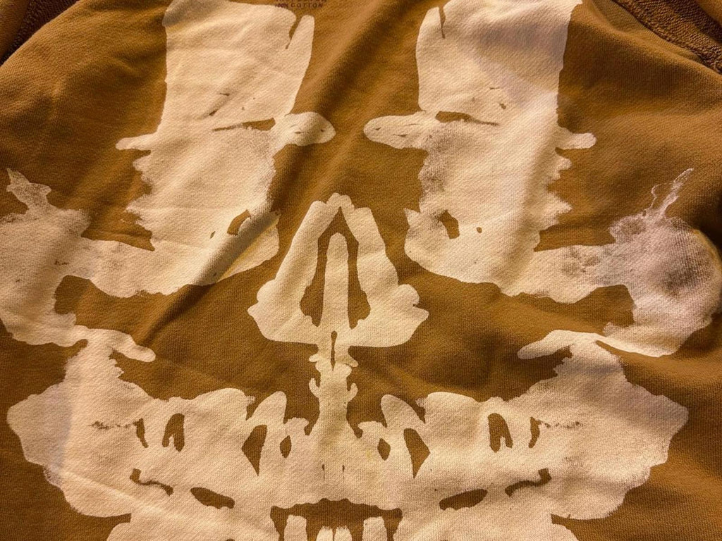 Artful Dodger Skull Print Double-Breasted sweatshirt jacket