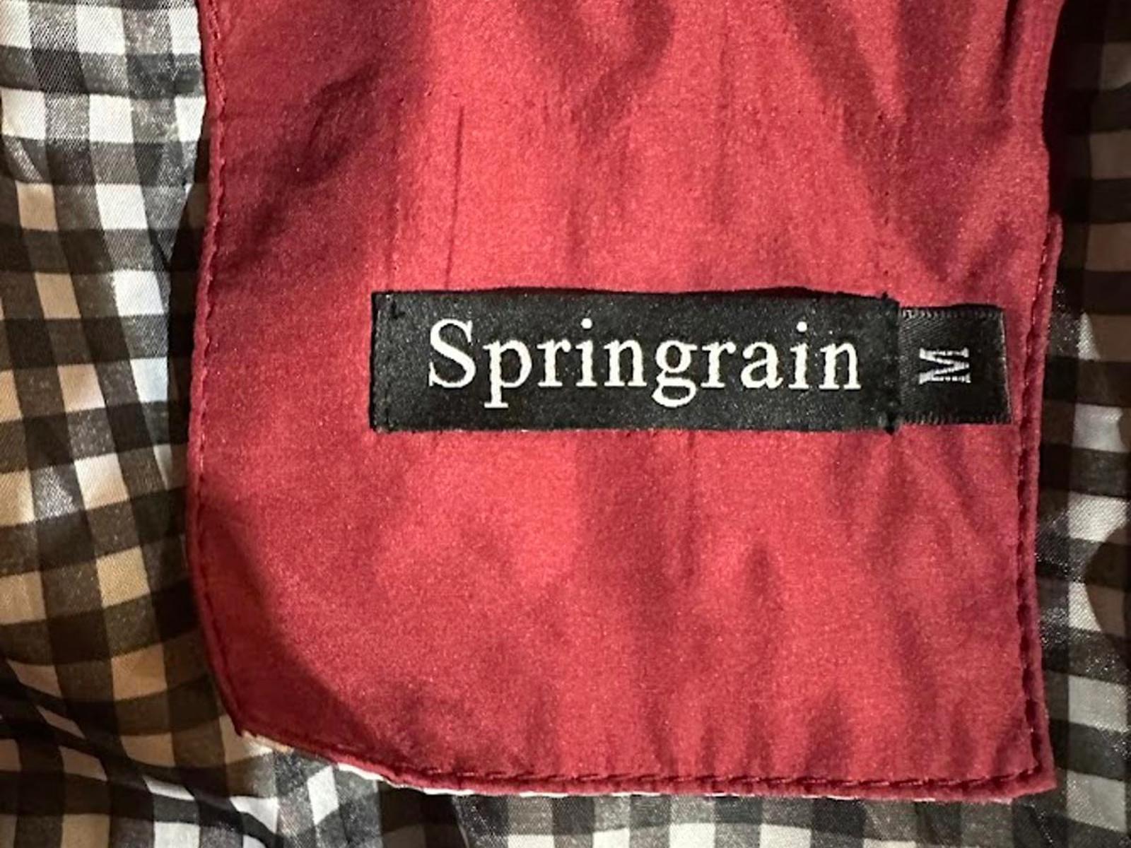 Springrain Burgundy Faux Leather Moto Jacket M