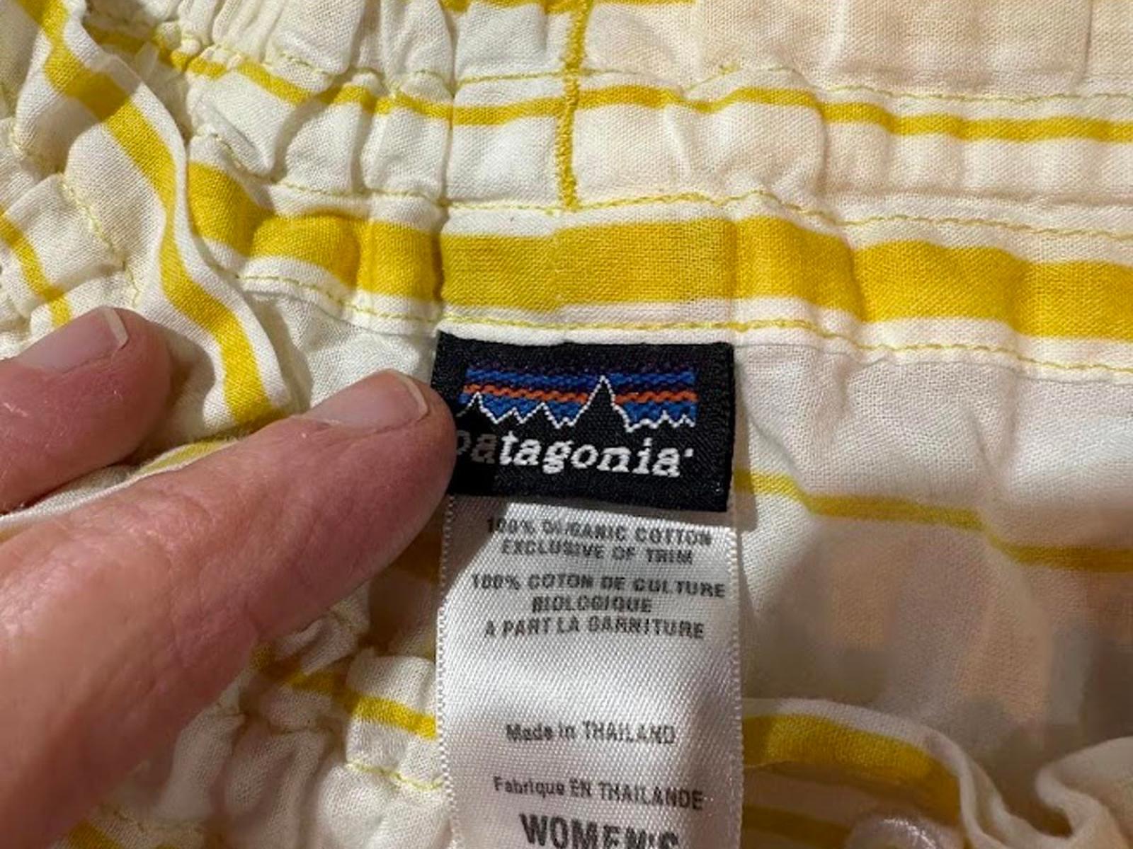Patagonia Yellow Floral Peasant Top S