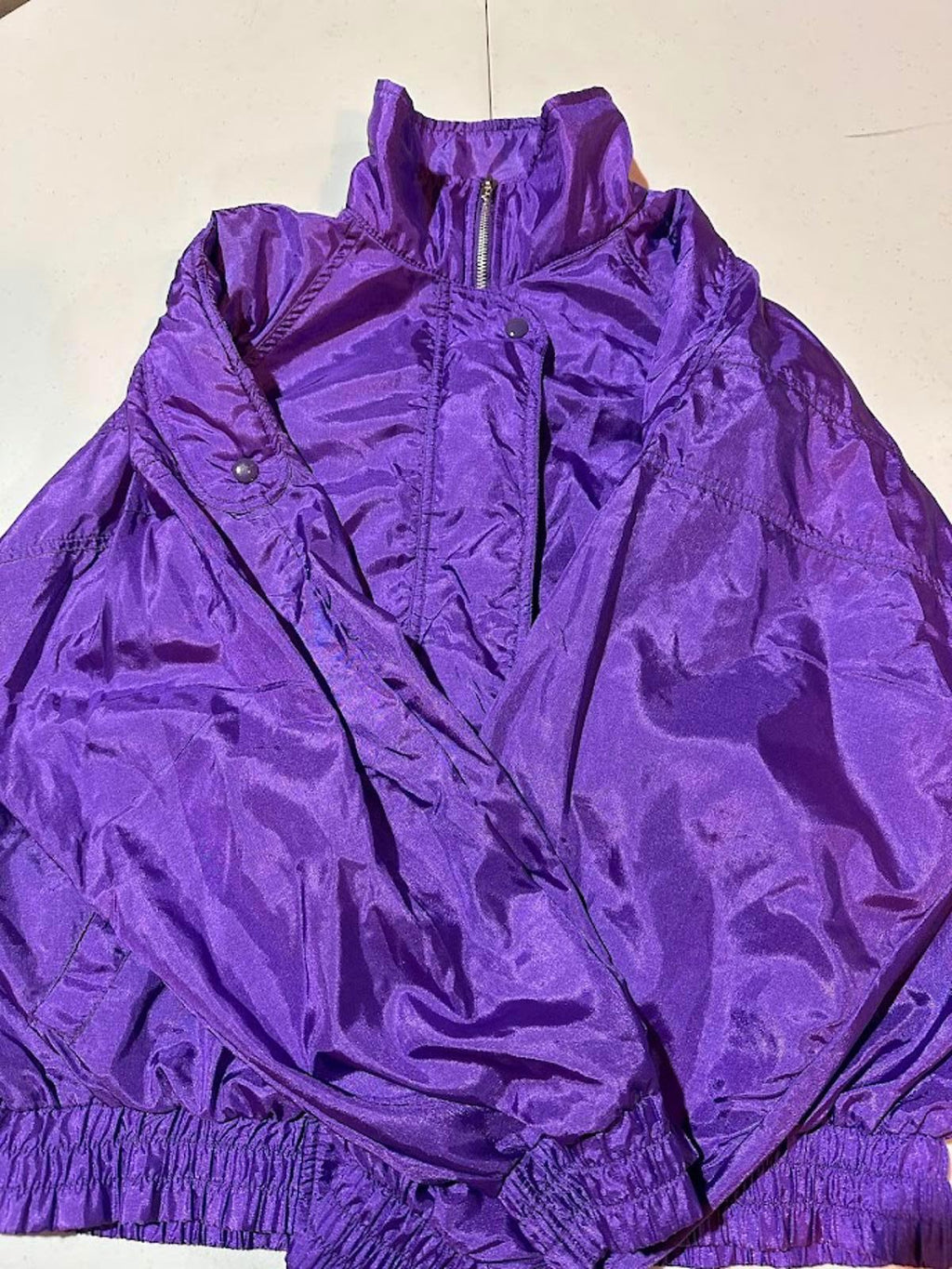 Vintage Electric Purple Windbreaker L