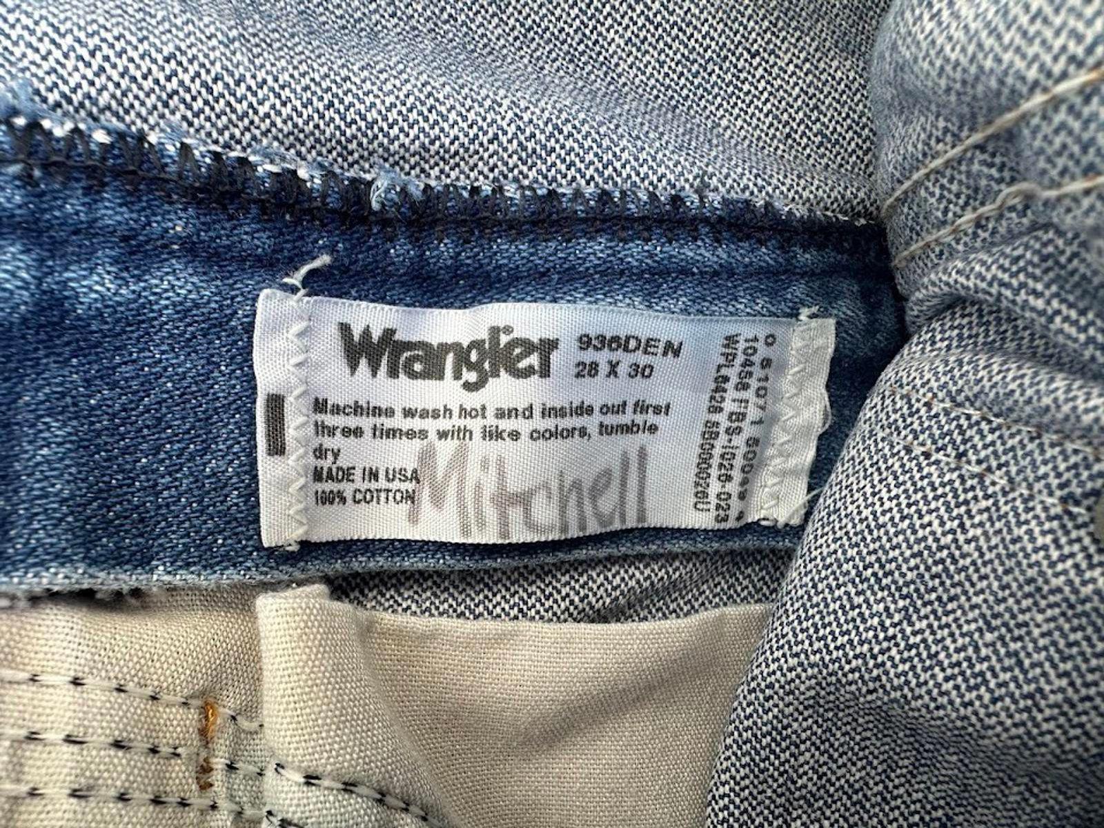 Wrangler USA Made Straight Leg Jeans 28x30