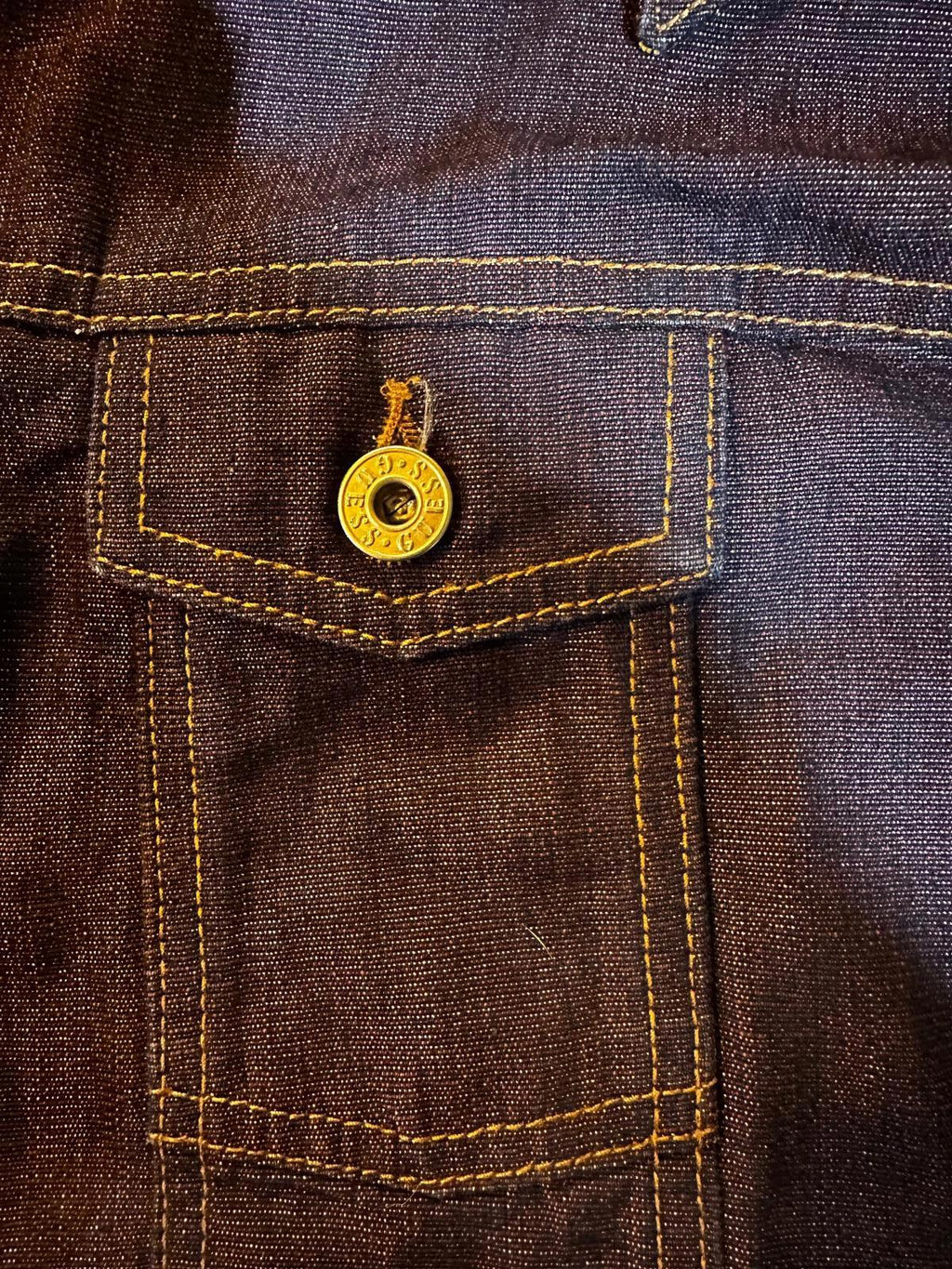 Guess Men’s Denim Jacket Dark Indigo L