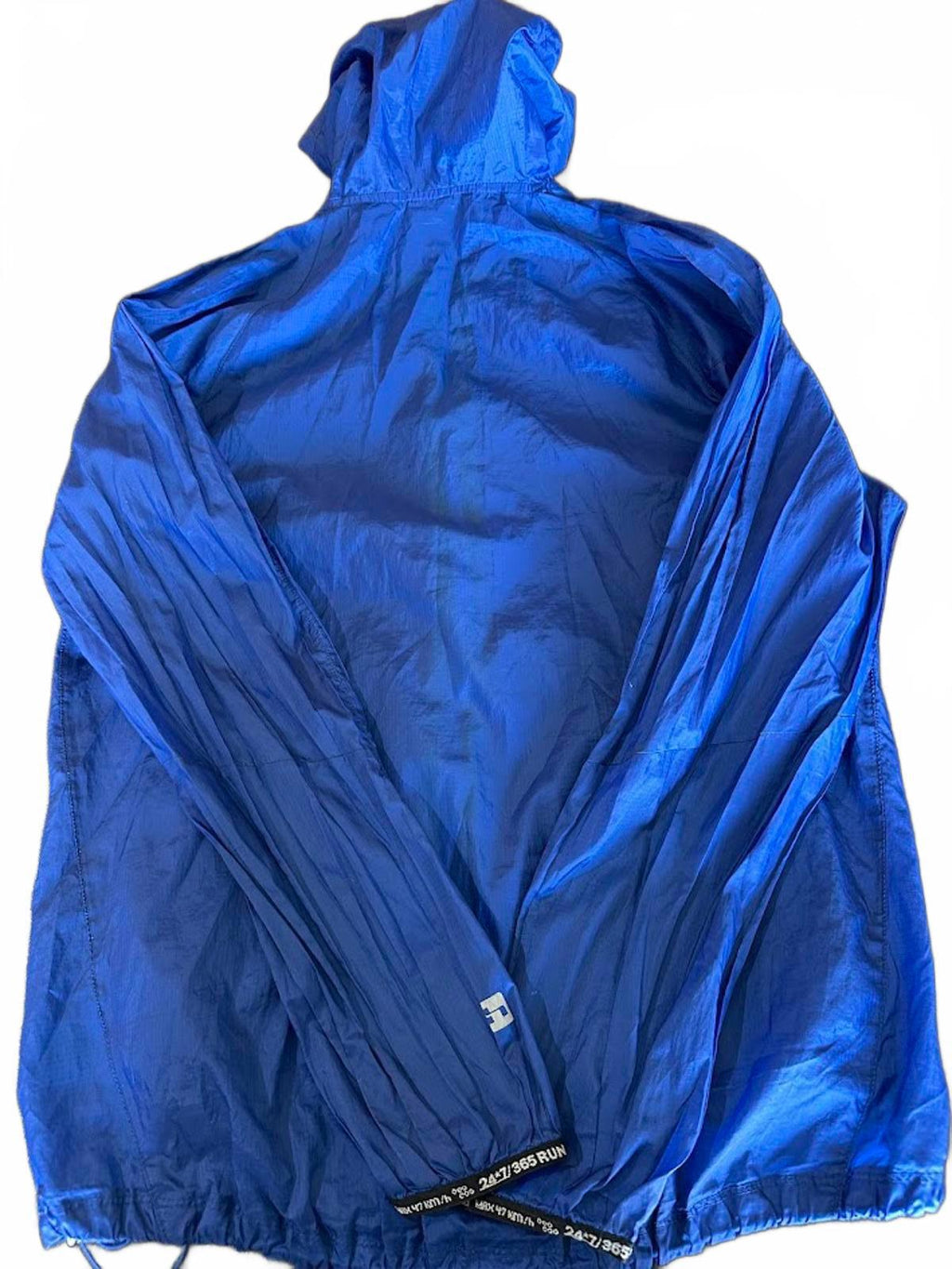 Hind Blue Hooded Running Jacket M