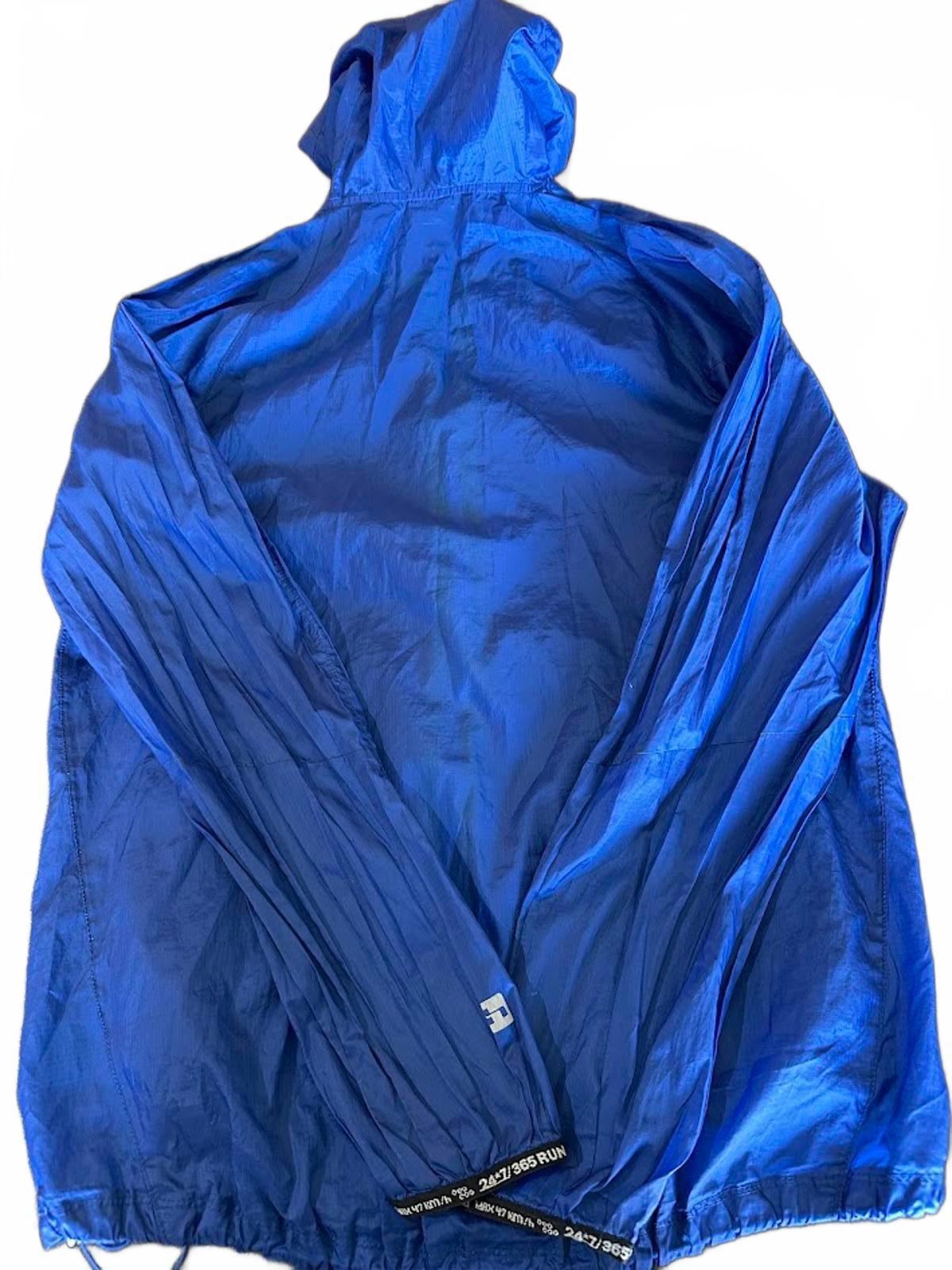 Hind Blue Hooded Running Jacket M