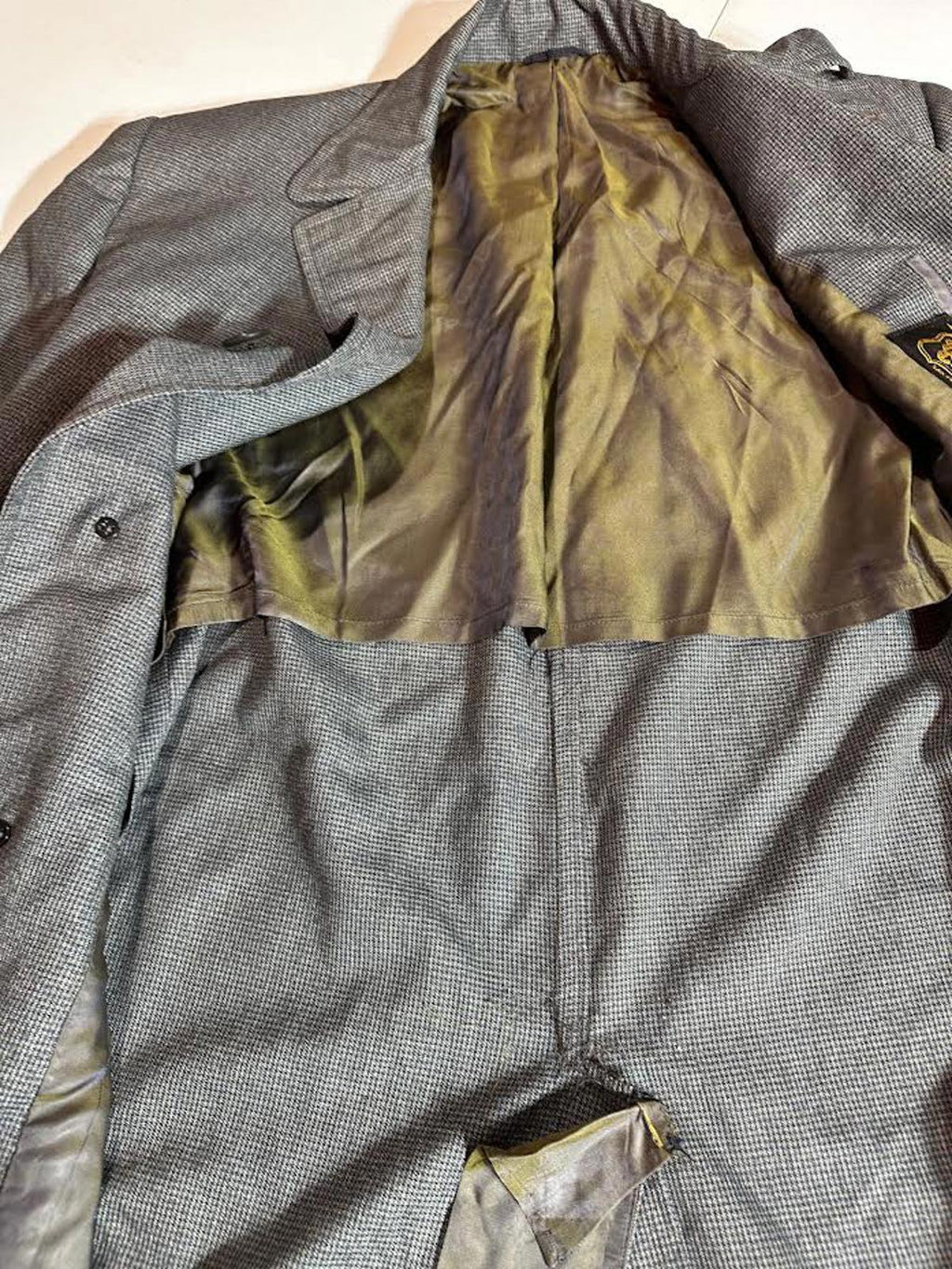 Vintage 1950s–60s Cable Car Clothiers Gray Wool Overcoat XL
