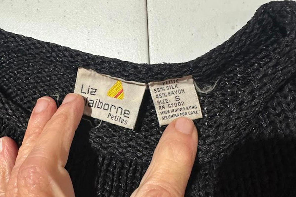 Liz Claiborne Silk Knit Sweater Vest P
