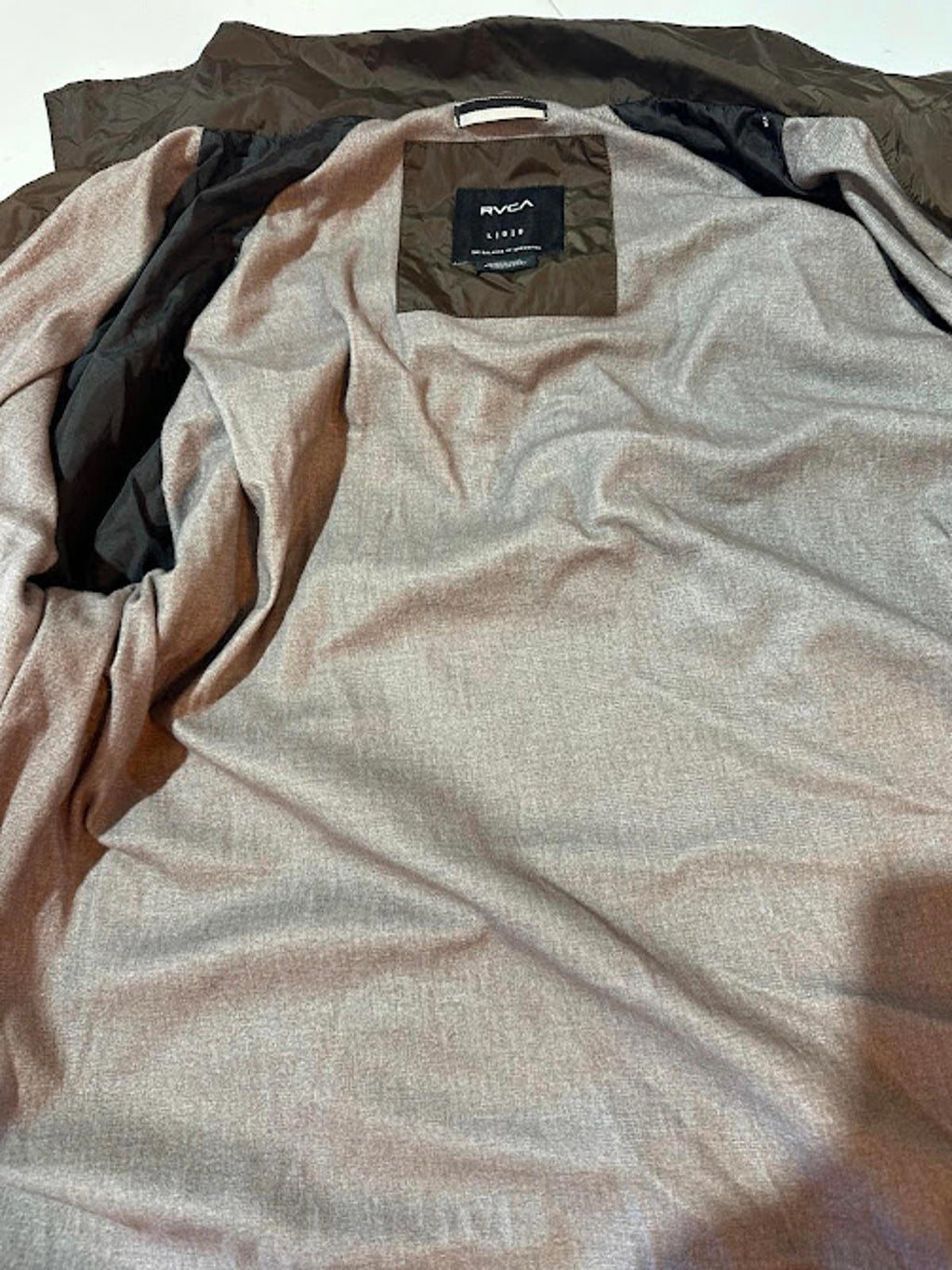 RVCA Graphic Back Coach Jacket Brown