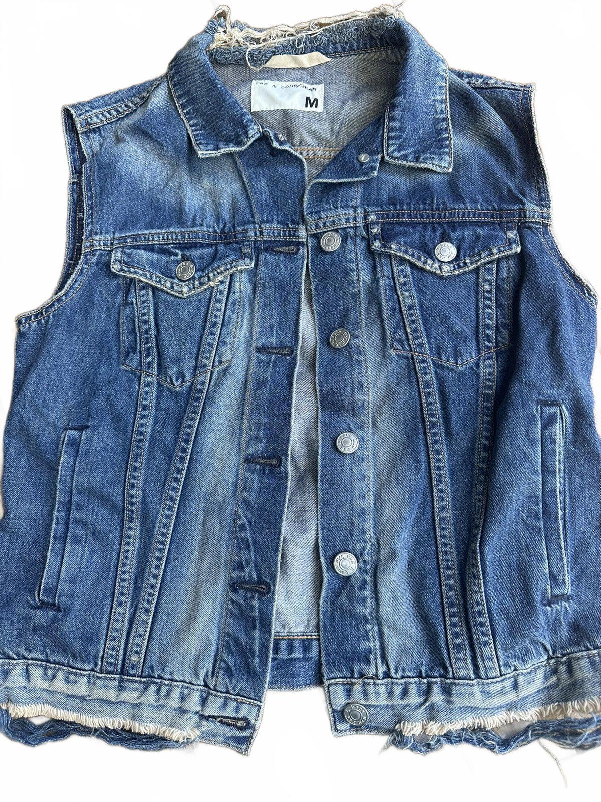 Rag & Bone/JEAN “El Capitan” Distressed Denim Vest – Size M