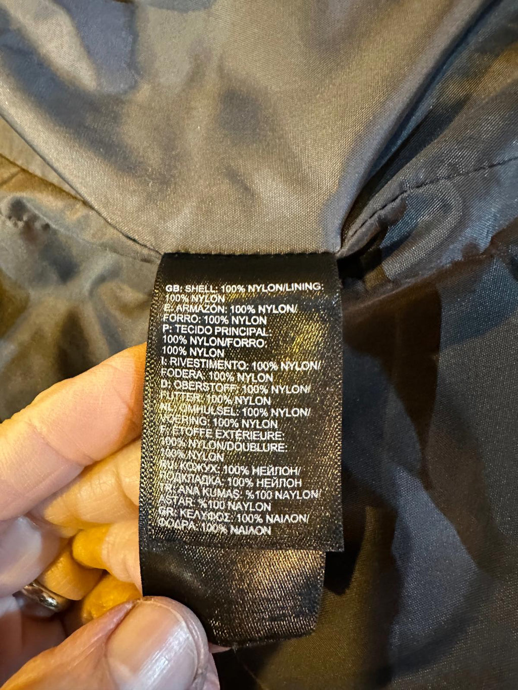 The North Face Men’s XL Gray Waterproof Shell Jacket