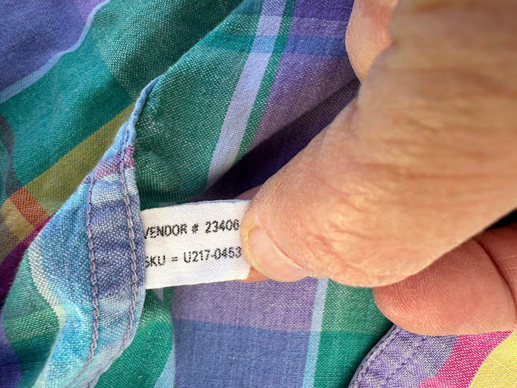 Eddie Bauer Superior Madras Plaid Shirt M