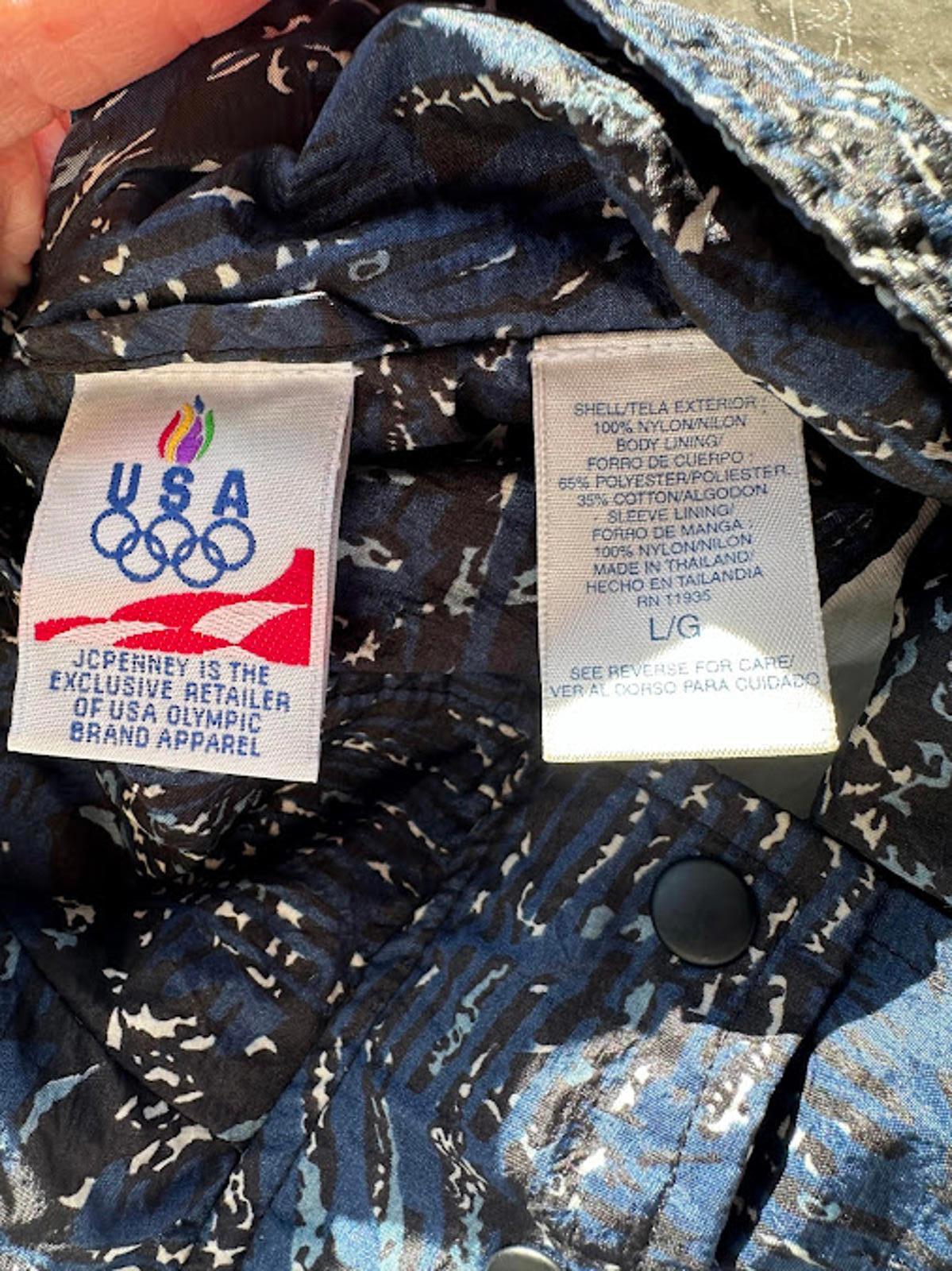 90s USA Olympic Windbreaker JCPenney L