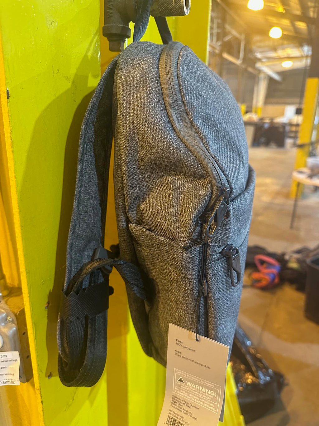 Made By Design Mini Backpack – Gray Anti-Theft Travel Pack