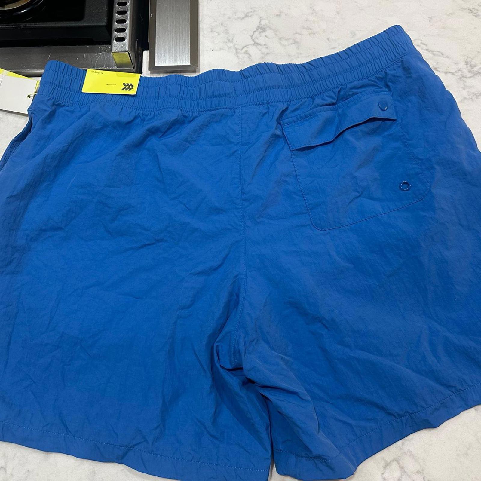 All in Motion Blue Volley Swim Shorts L