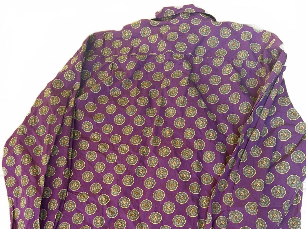 Vintage Guess by Georges Marciano Medallion-Print 100% Cotton Shirt • 80s/90s