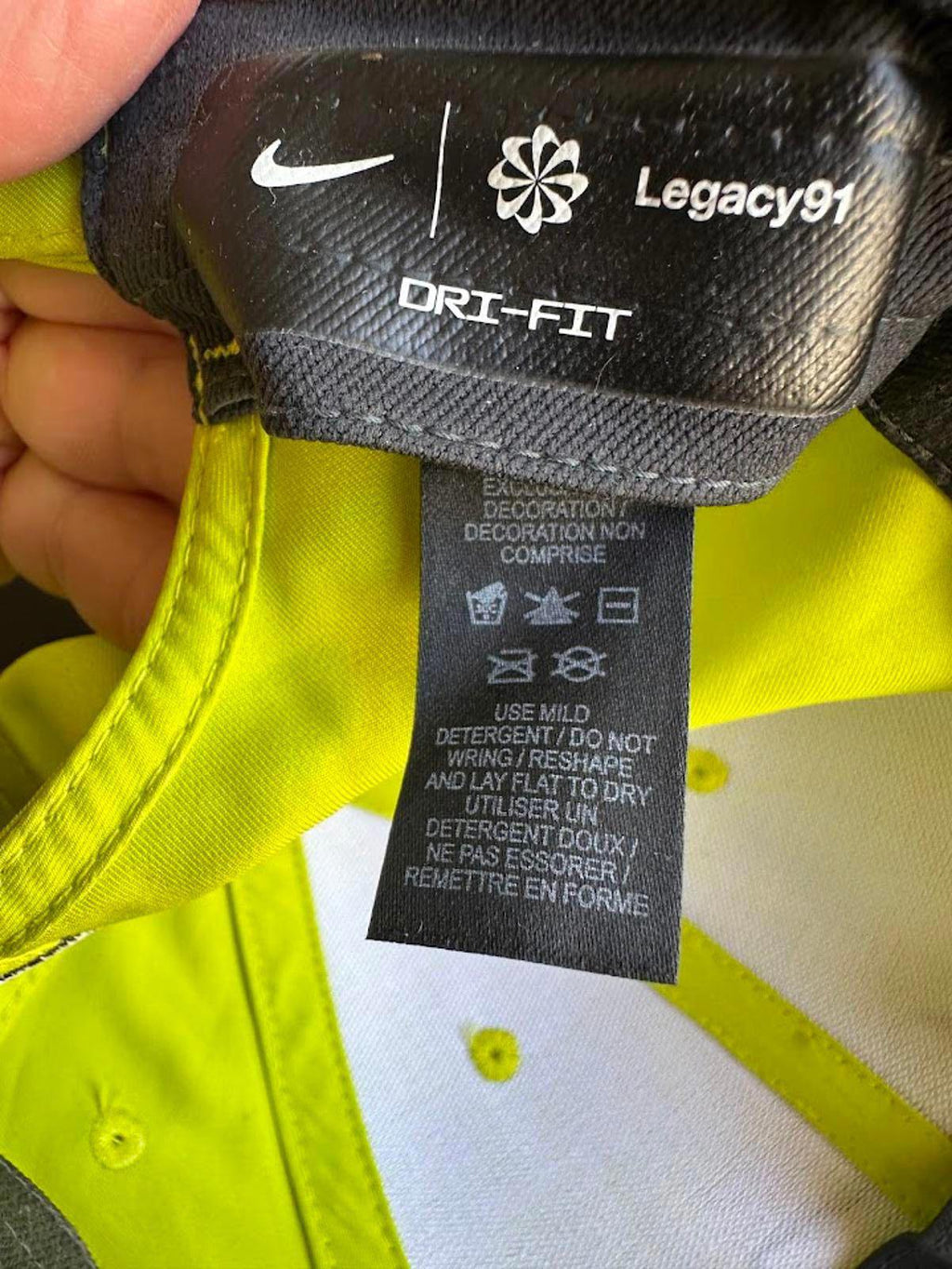 Nike Dri-FIT Neon Yellow Strapback Hat