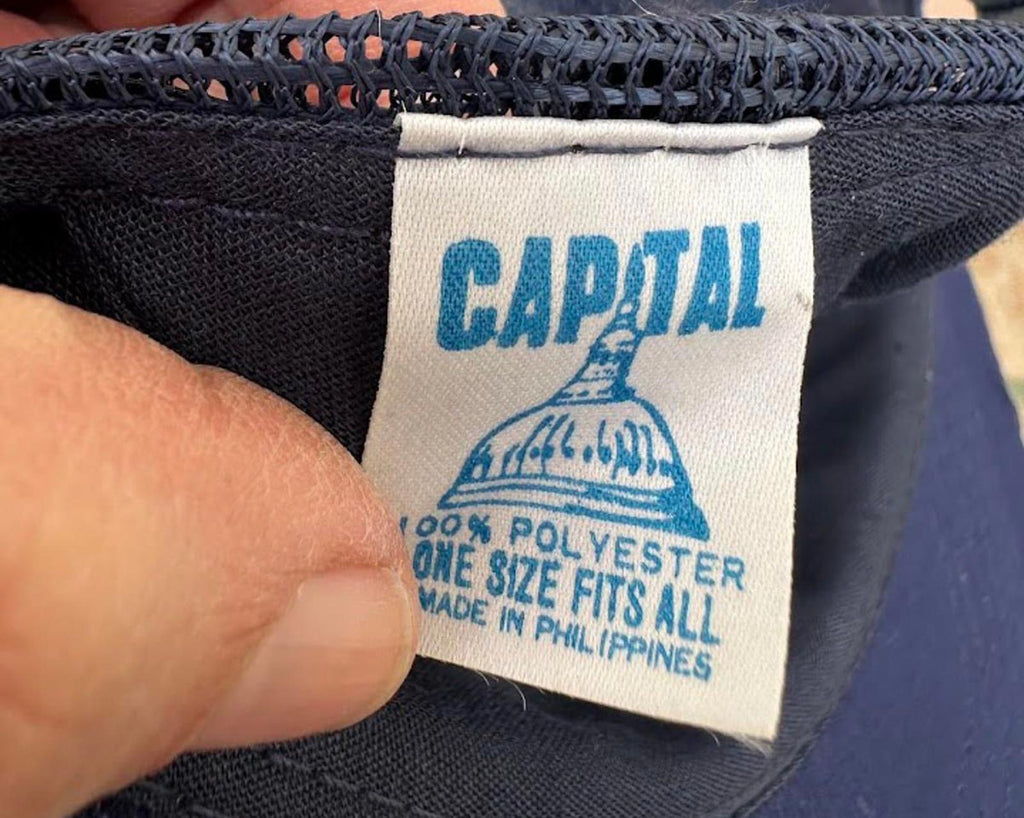 Vintage Maine Tire Trucker Hat Blue