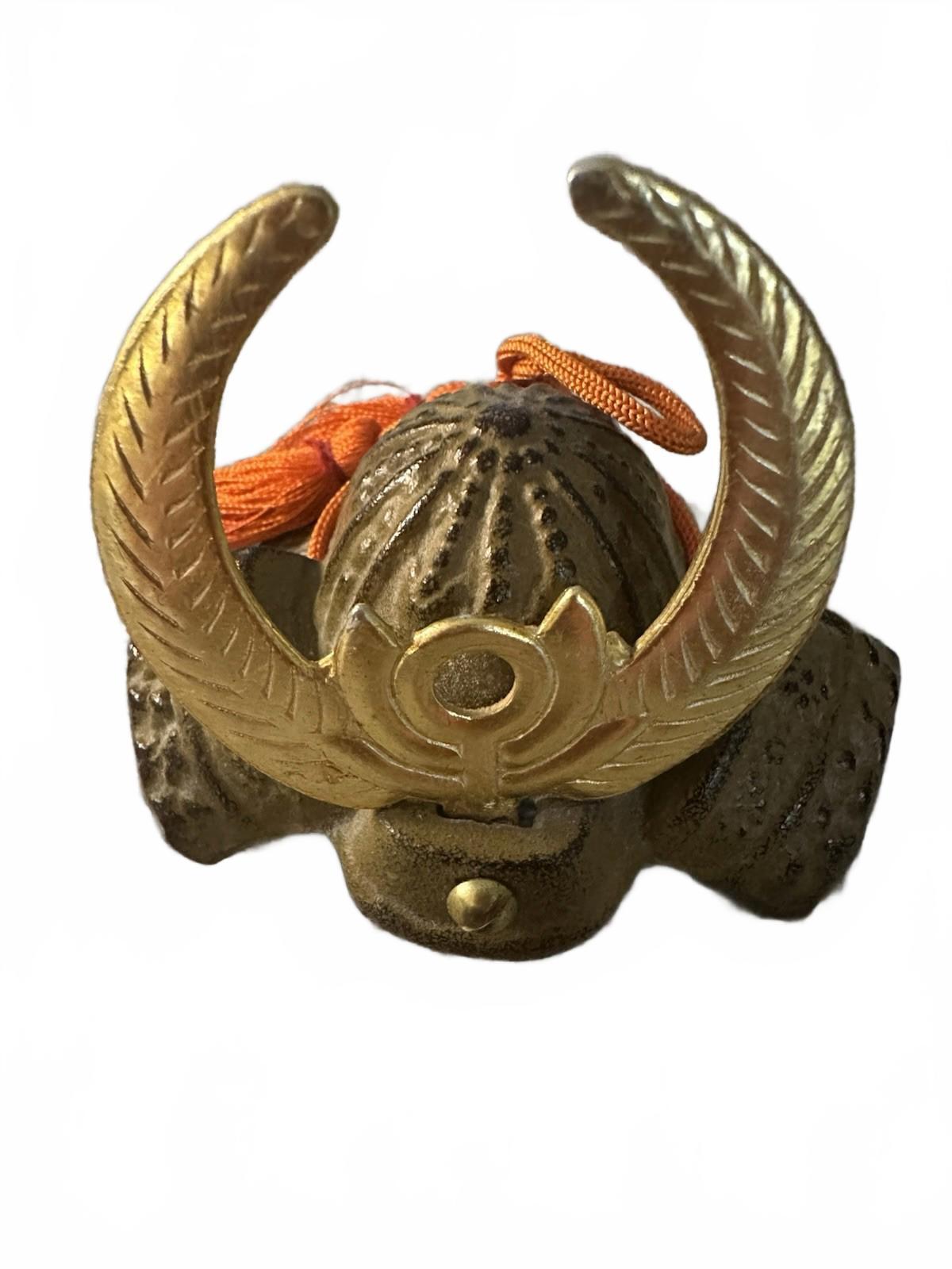 Set of 3 Japanese Samurai Kabuto Ornaments