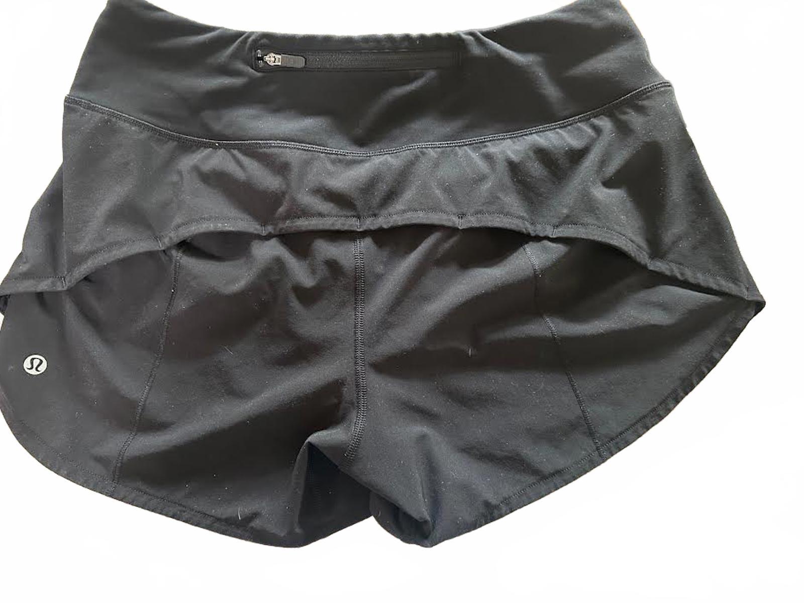 Lululemon Black Running Shorts Lined 4”
