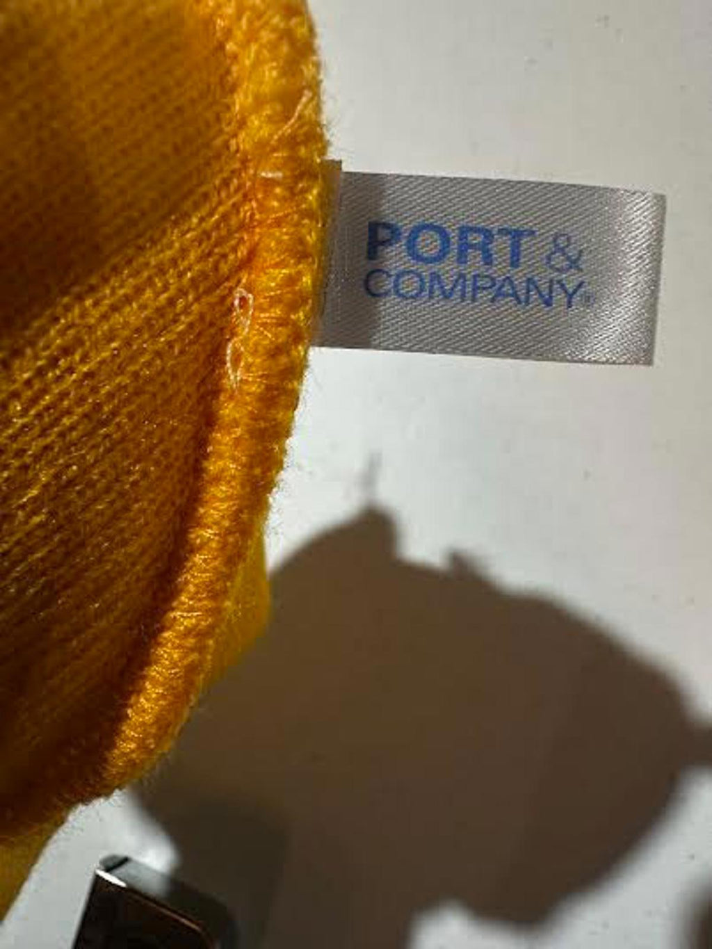 Yellow Beanie “Huge Fan of Space” Patch Hat