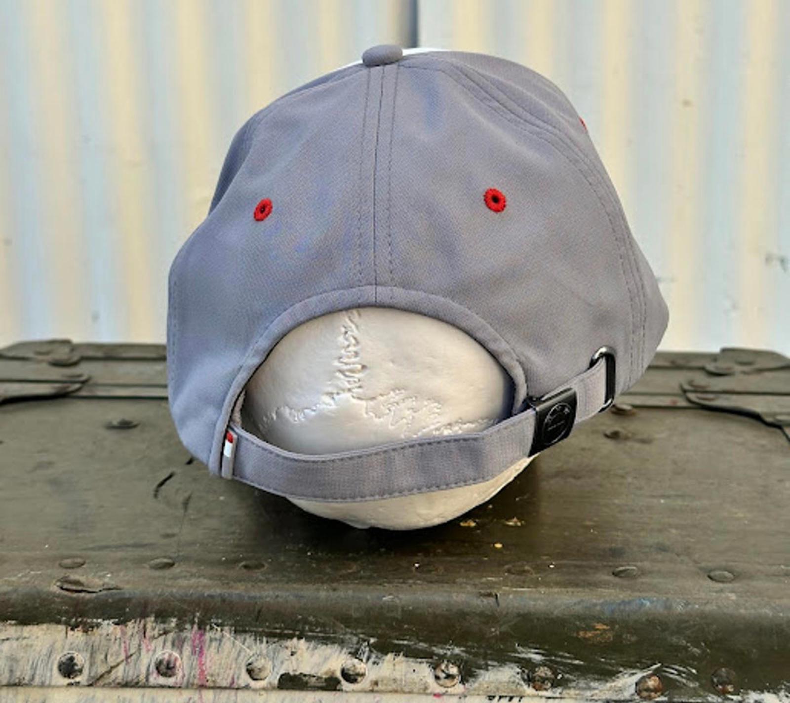 BMW Golfsport White Gray Adjustable Strap Hat