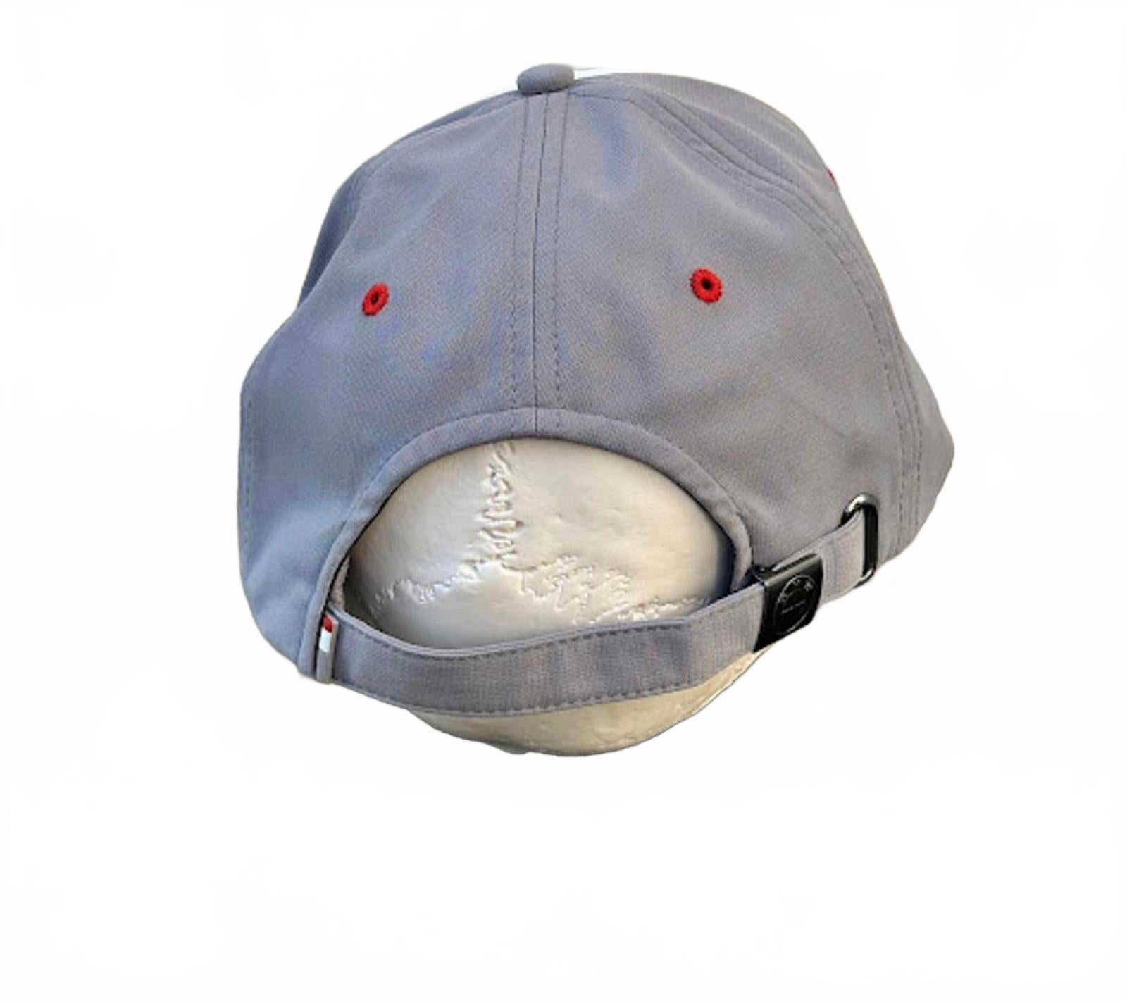 BMW Golfsport White Gray Adjustable Strap Hat