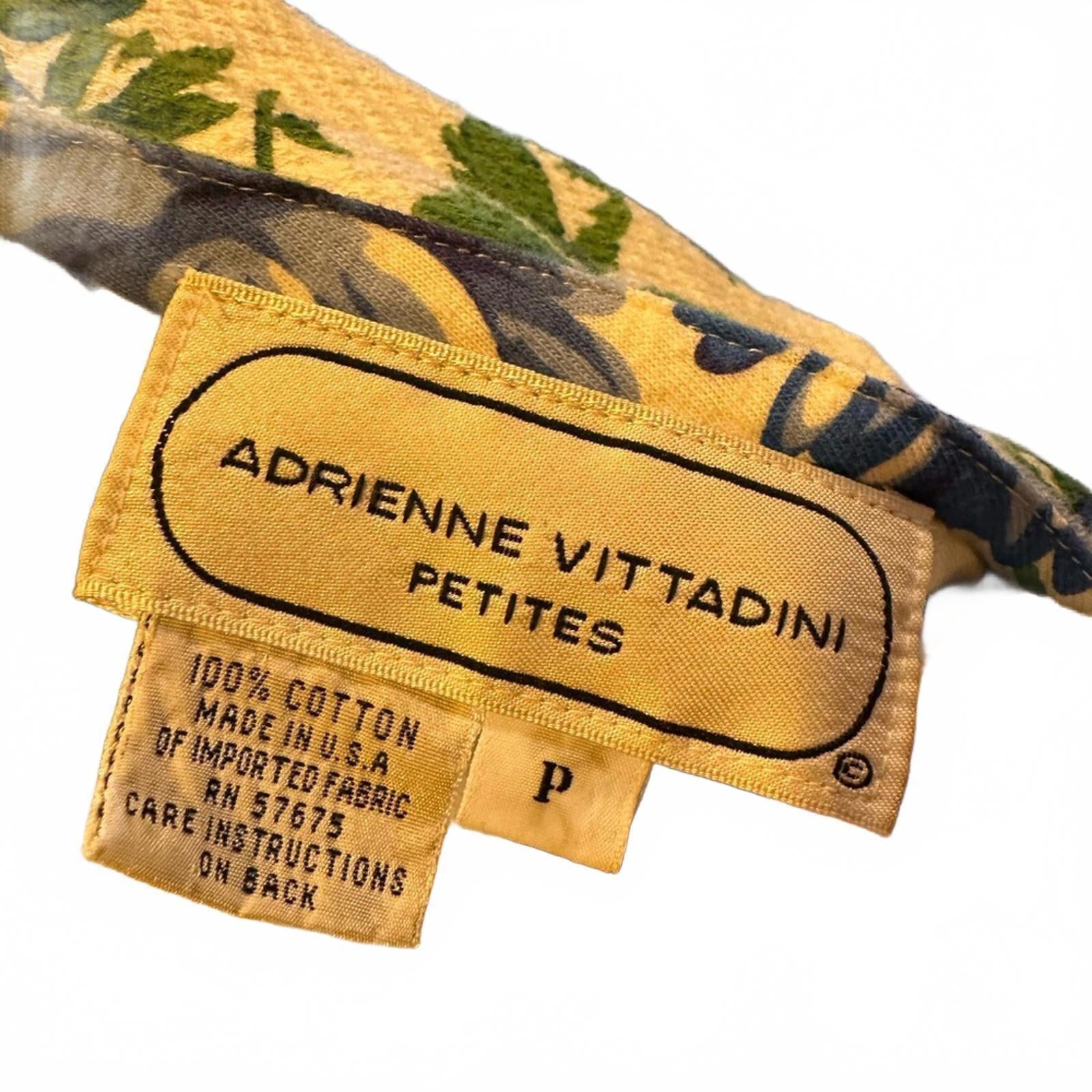 Adrienne Vittadini Blue and Green Floral Dress