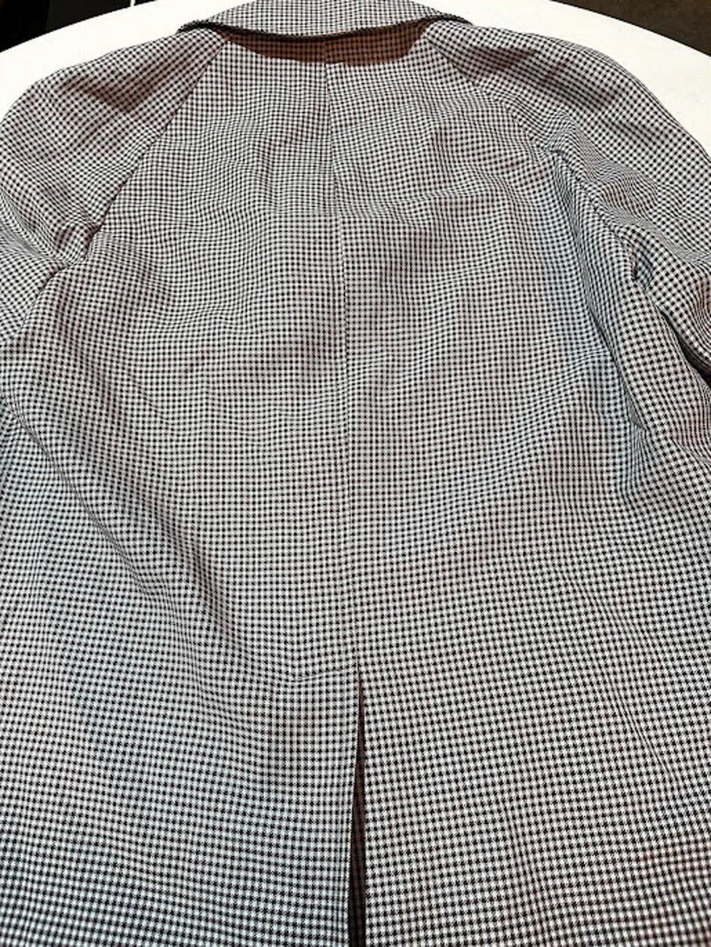 Vintage London Fog Houndstooth Long Coat USA Made